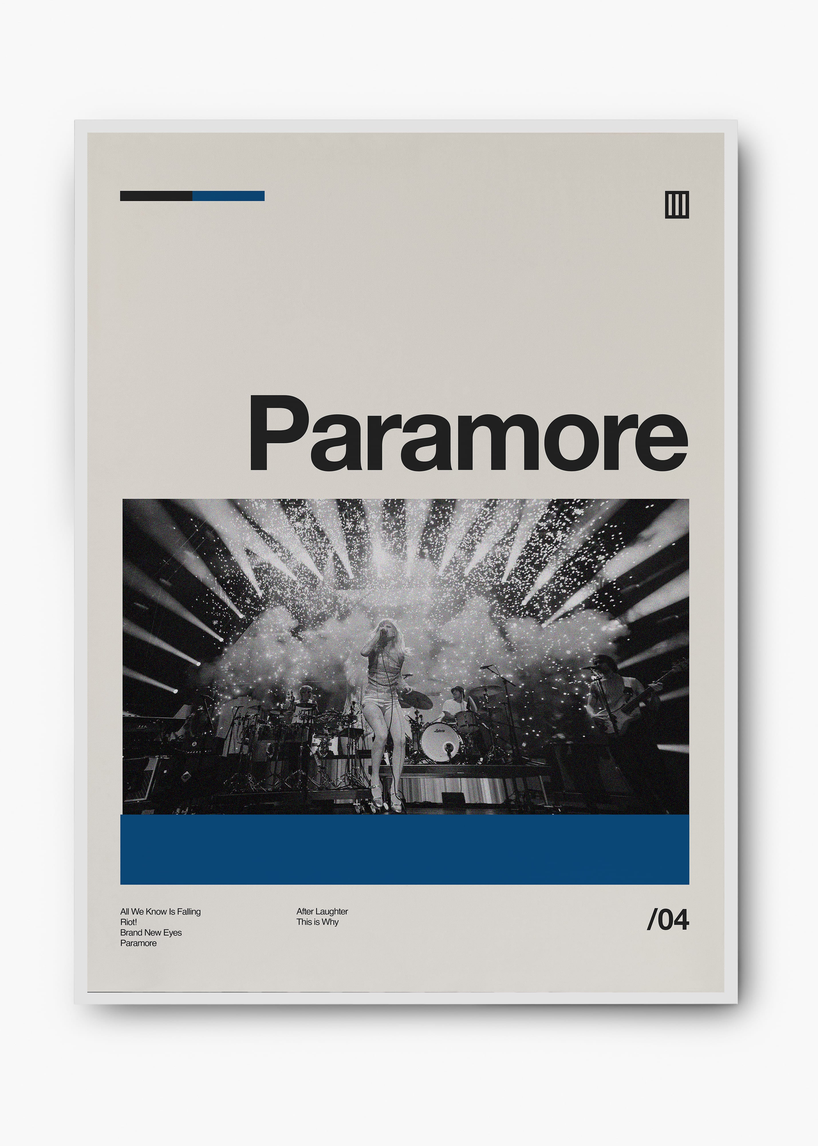 Quadro Paramore Banda