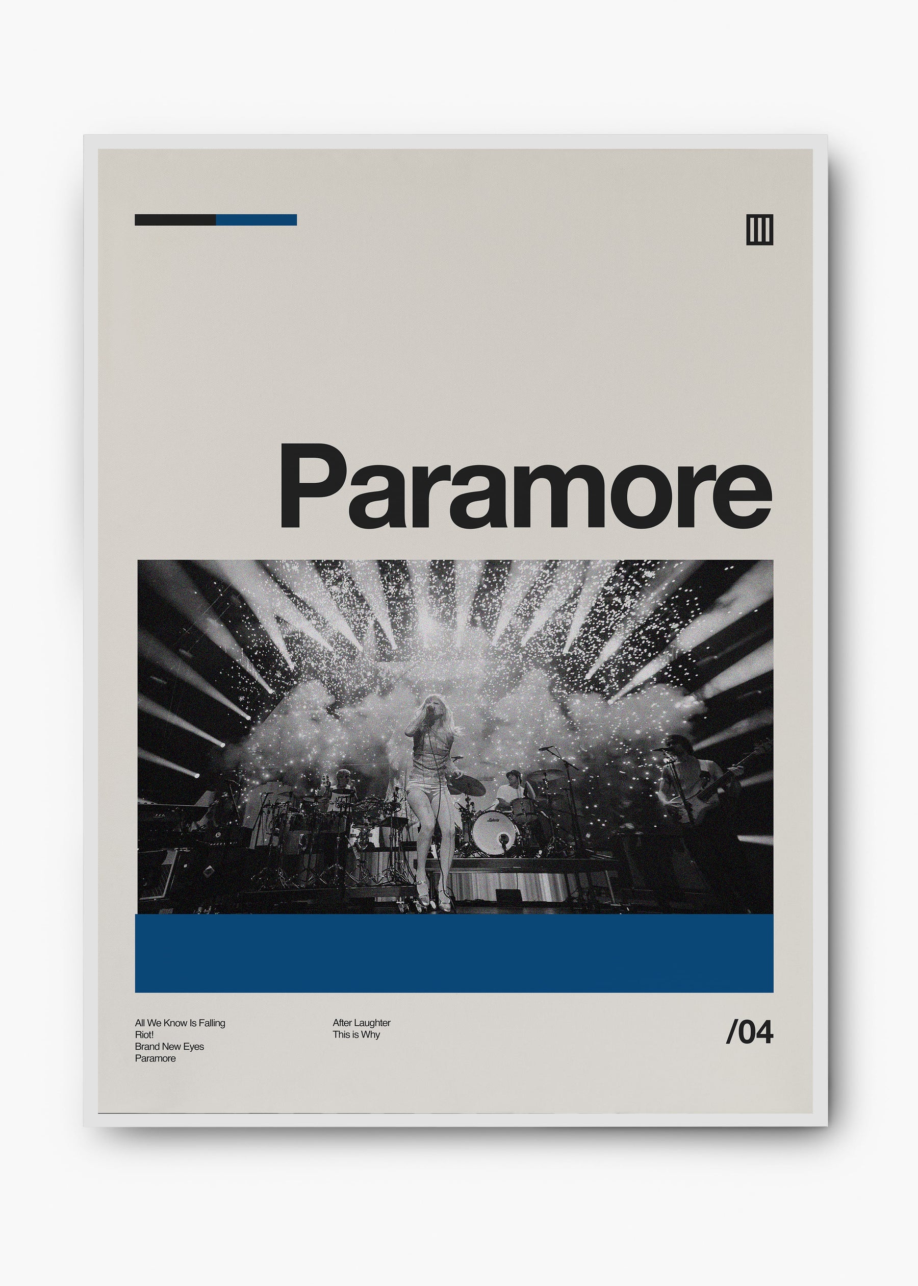 Quadro Paramore Banda