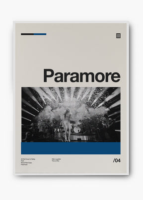 Quadro Paramore Banda