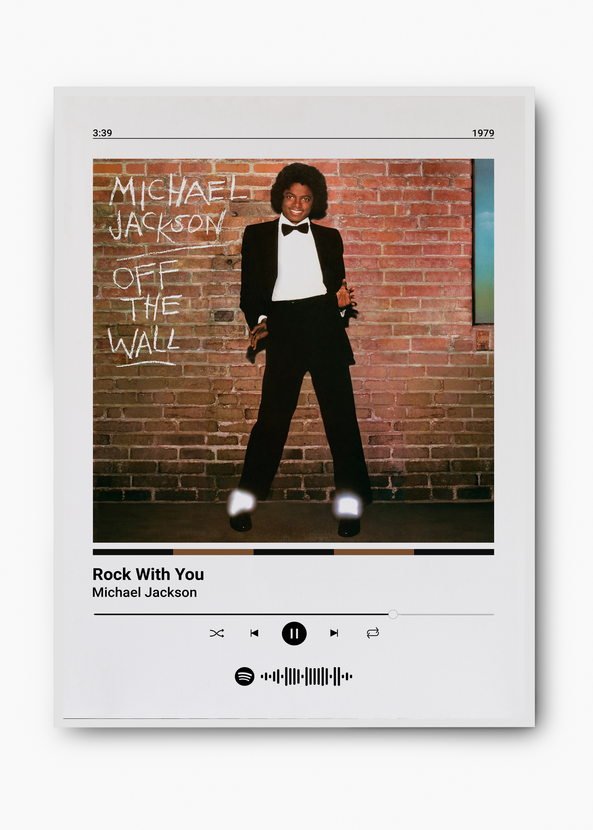 Quadro  Michael Jackson Rock With You - 2