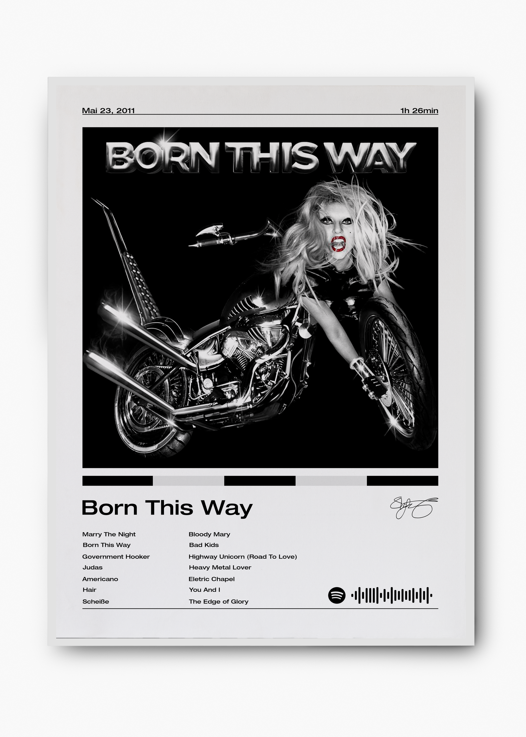 Quadro Lady Gaga Born This Way - 2
