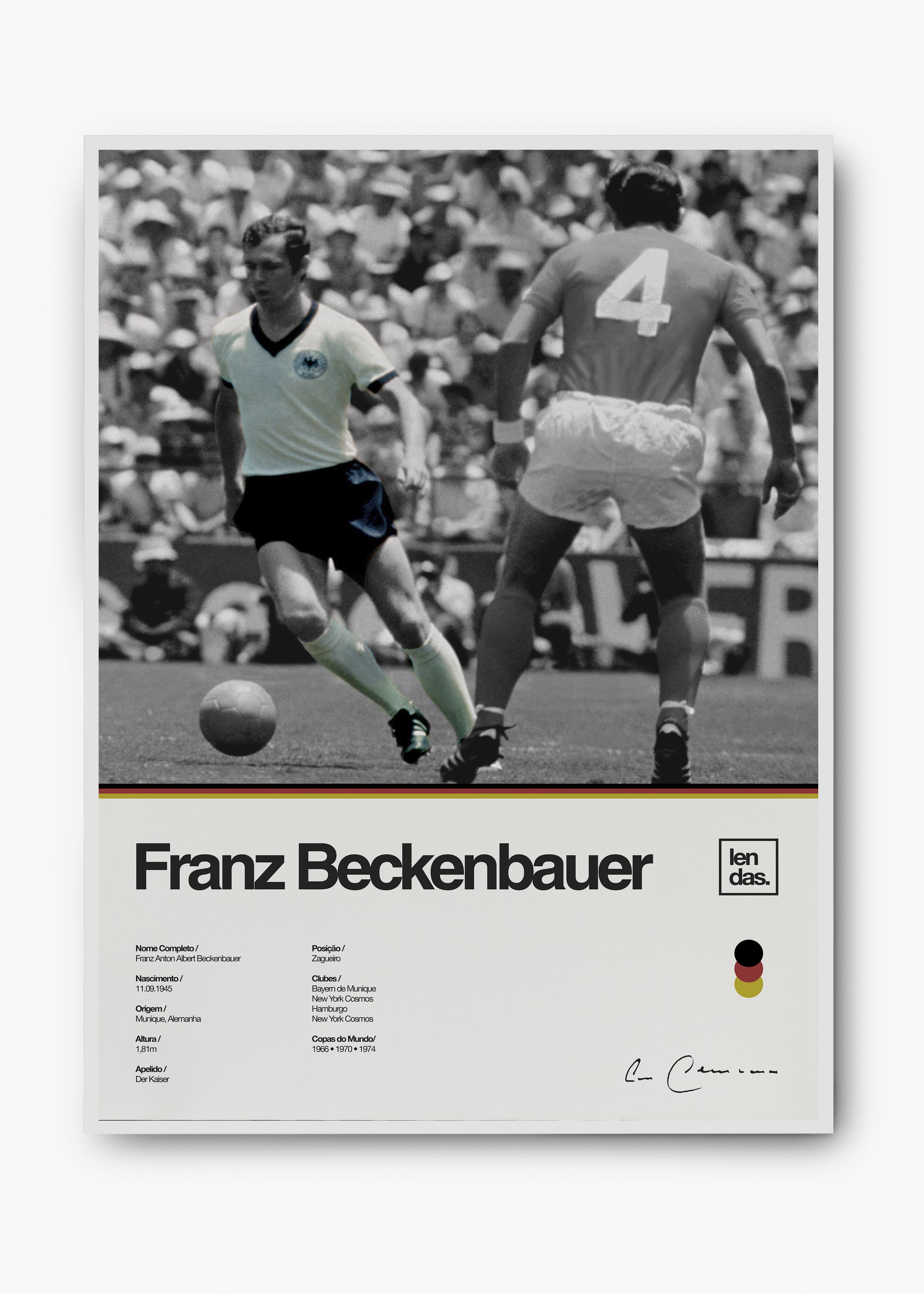 Quadro Franz Beckenbauer