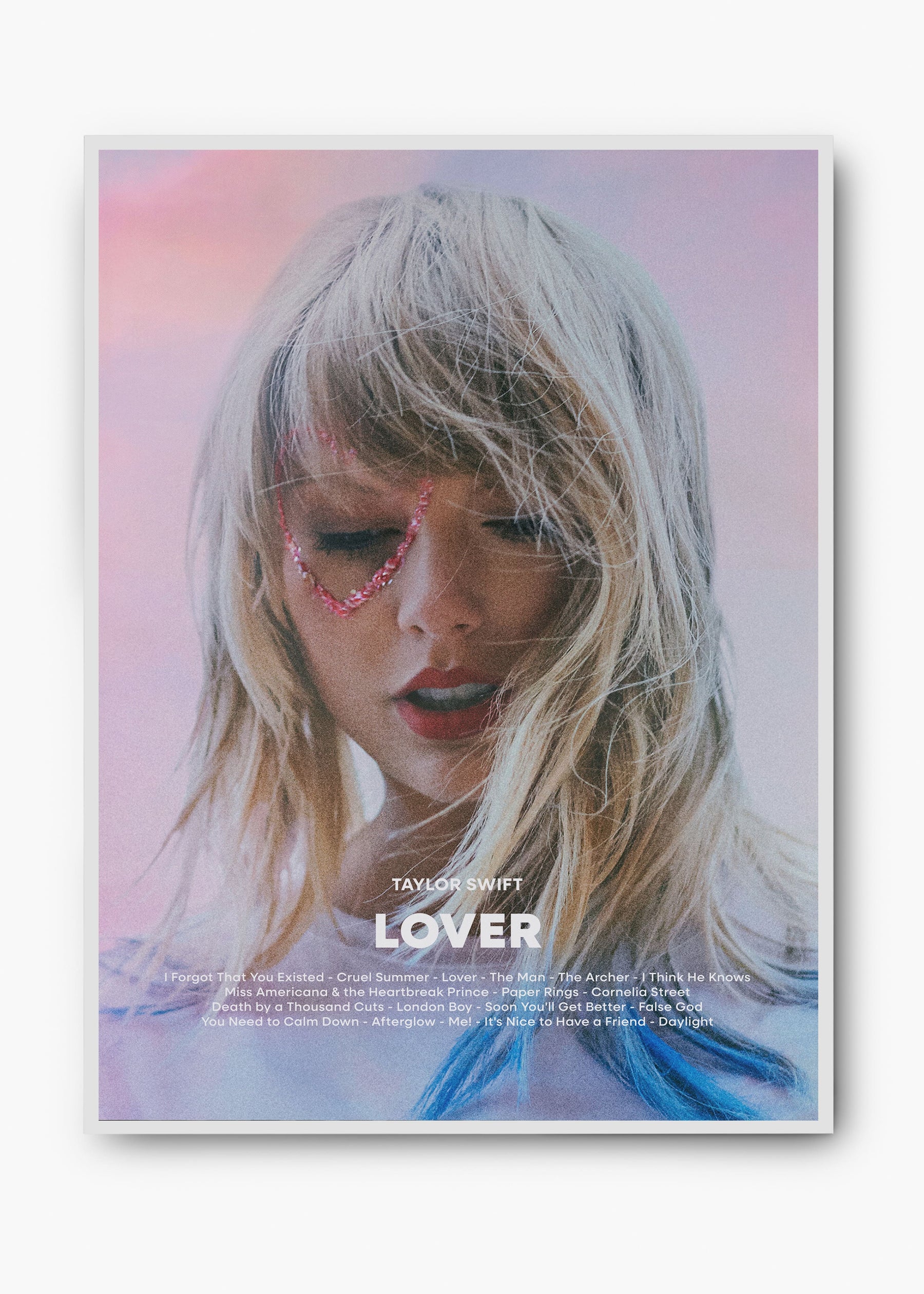 Quadro Taylor Swift Lover Capa