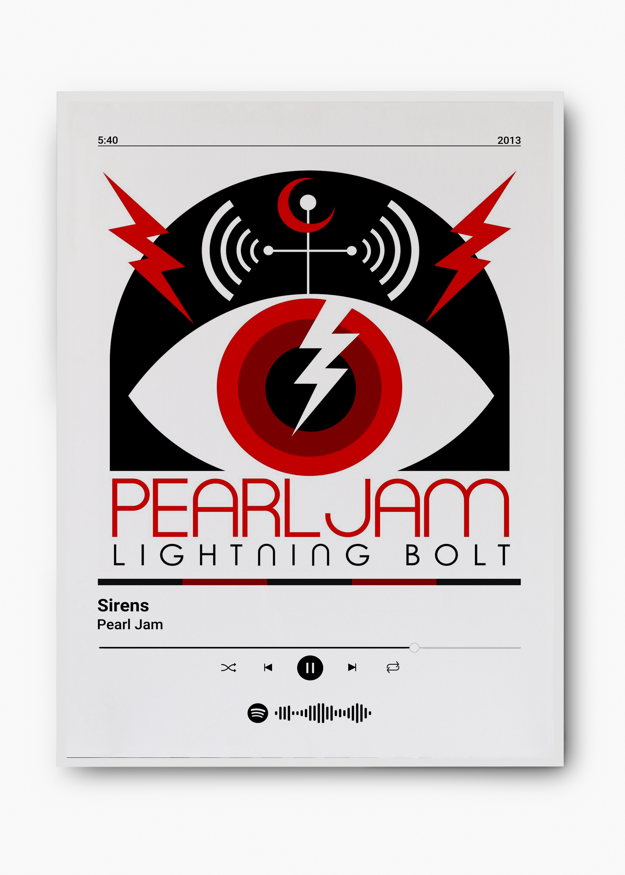 Quadro Pearl Jam Sirens - 2