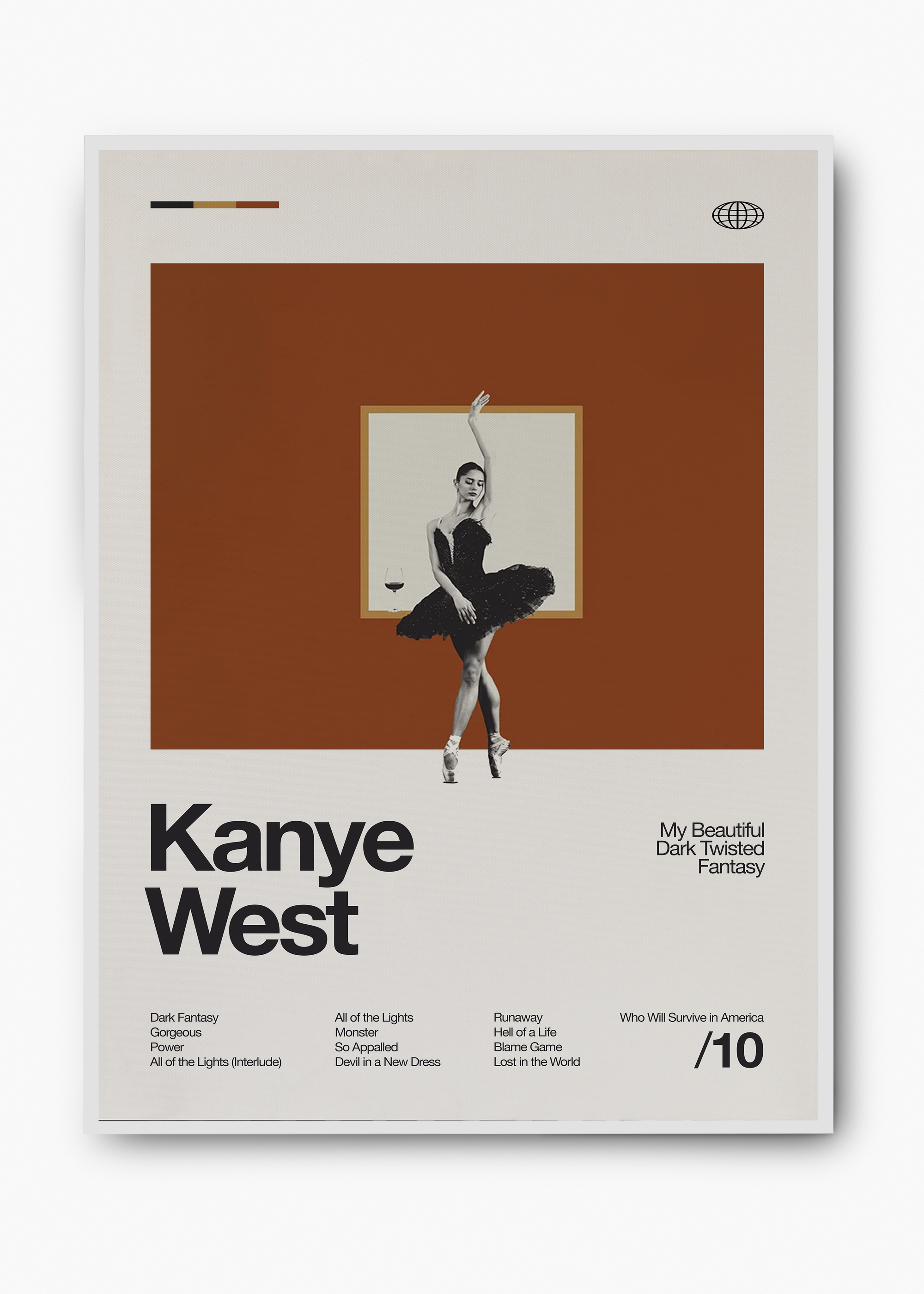Quadro Kanye West My Beautiful Dark Twisted Fantasy II - 2