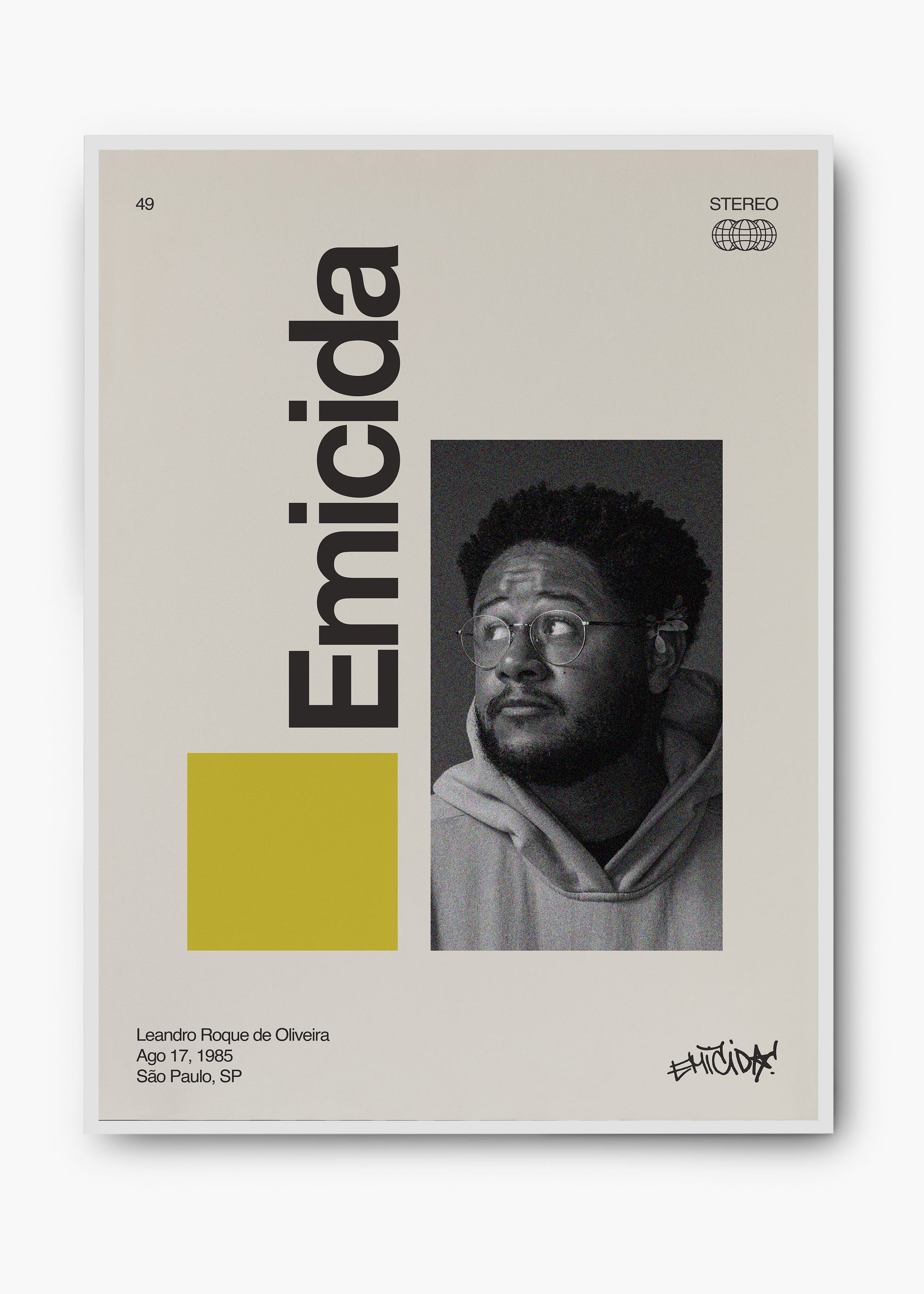 Quadro Signature Emicida