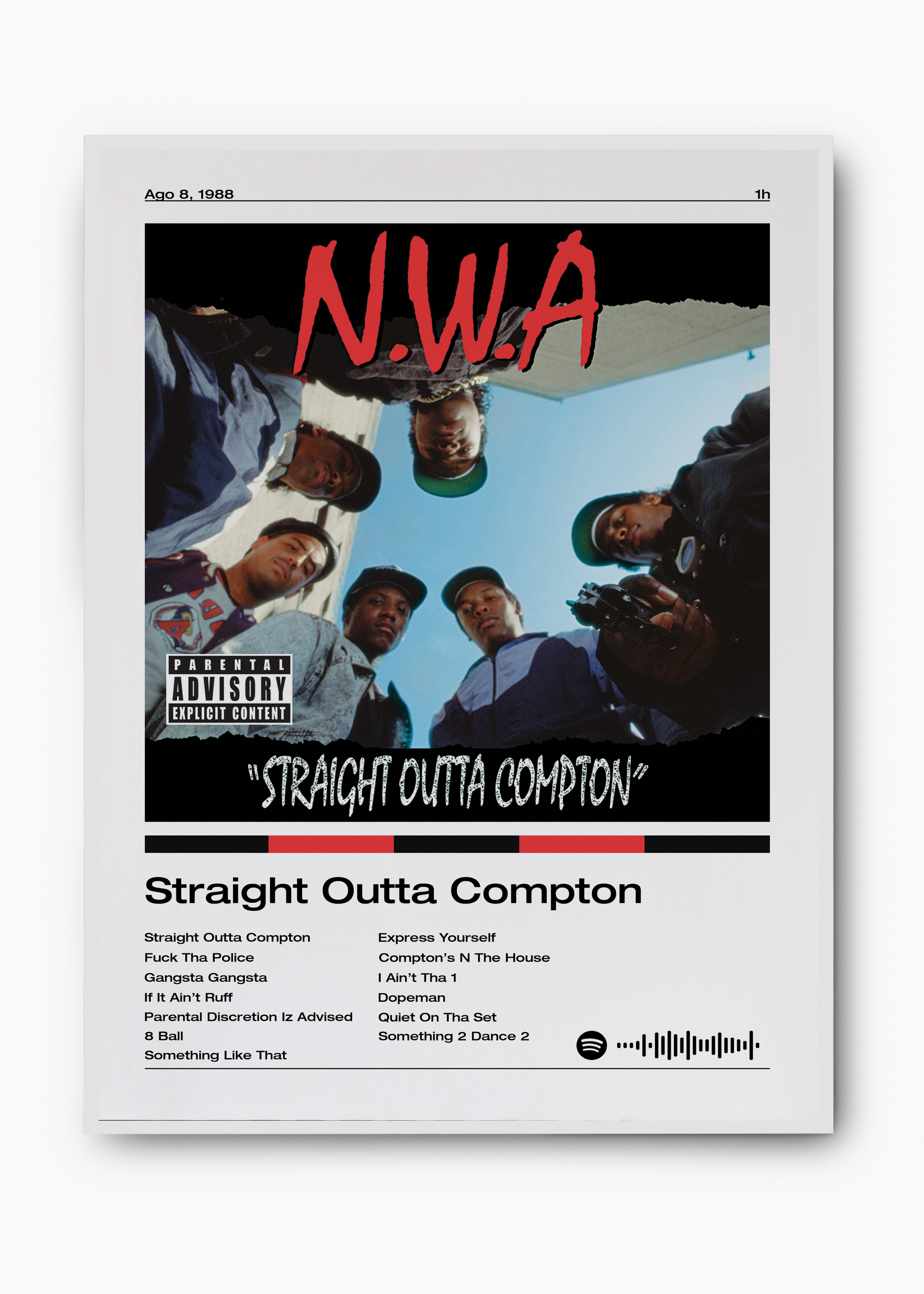 Quadro Nwa Straight Outta Compton - 2