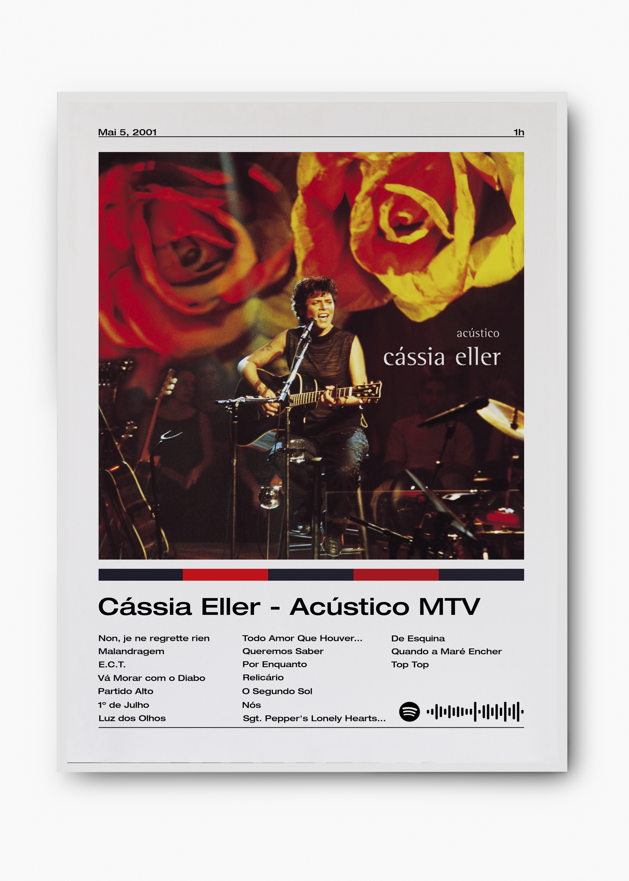 Quadro Cássia Eller Acústico MTV - 2