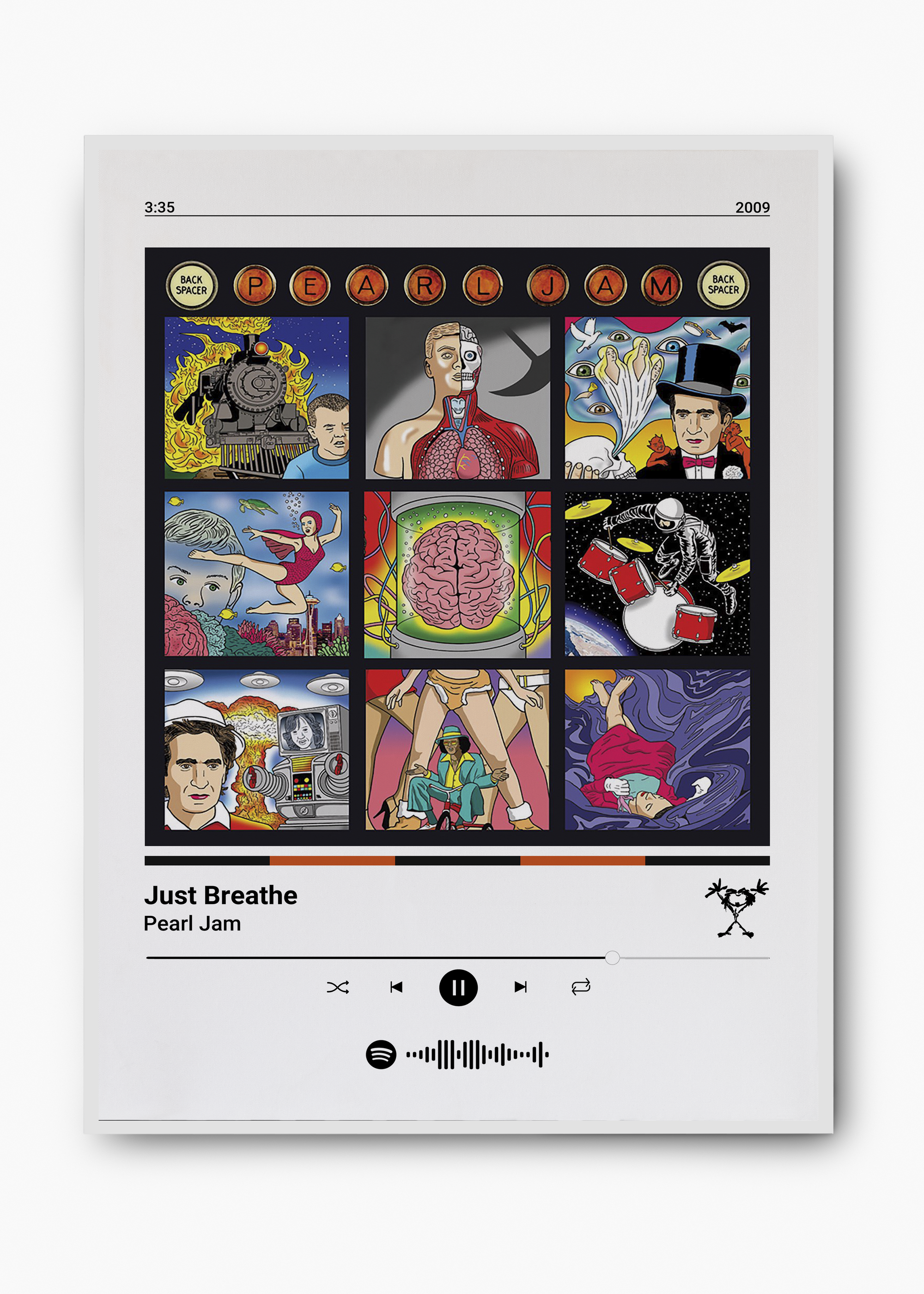 Quadro Pearl Jam Just Breathe - 2
