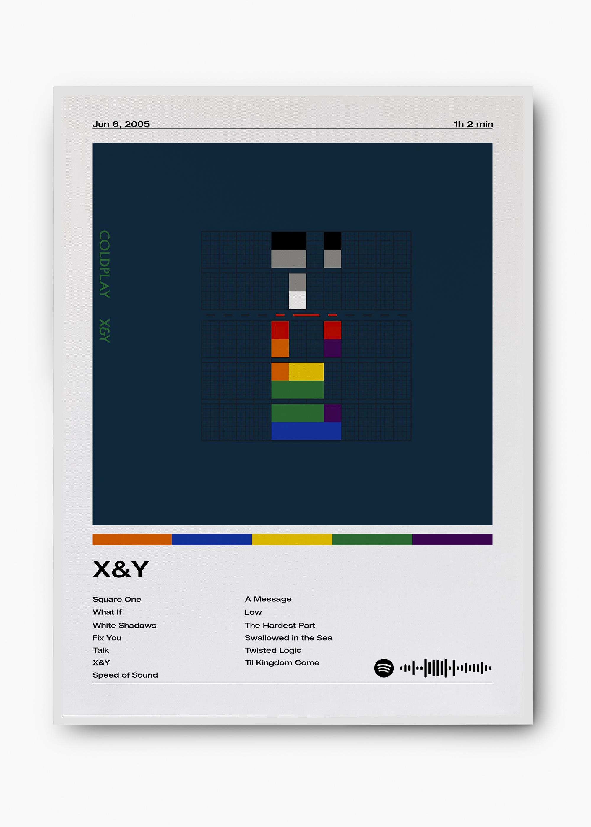 Quadro Coldplay X&Y - 2