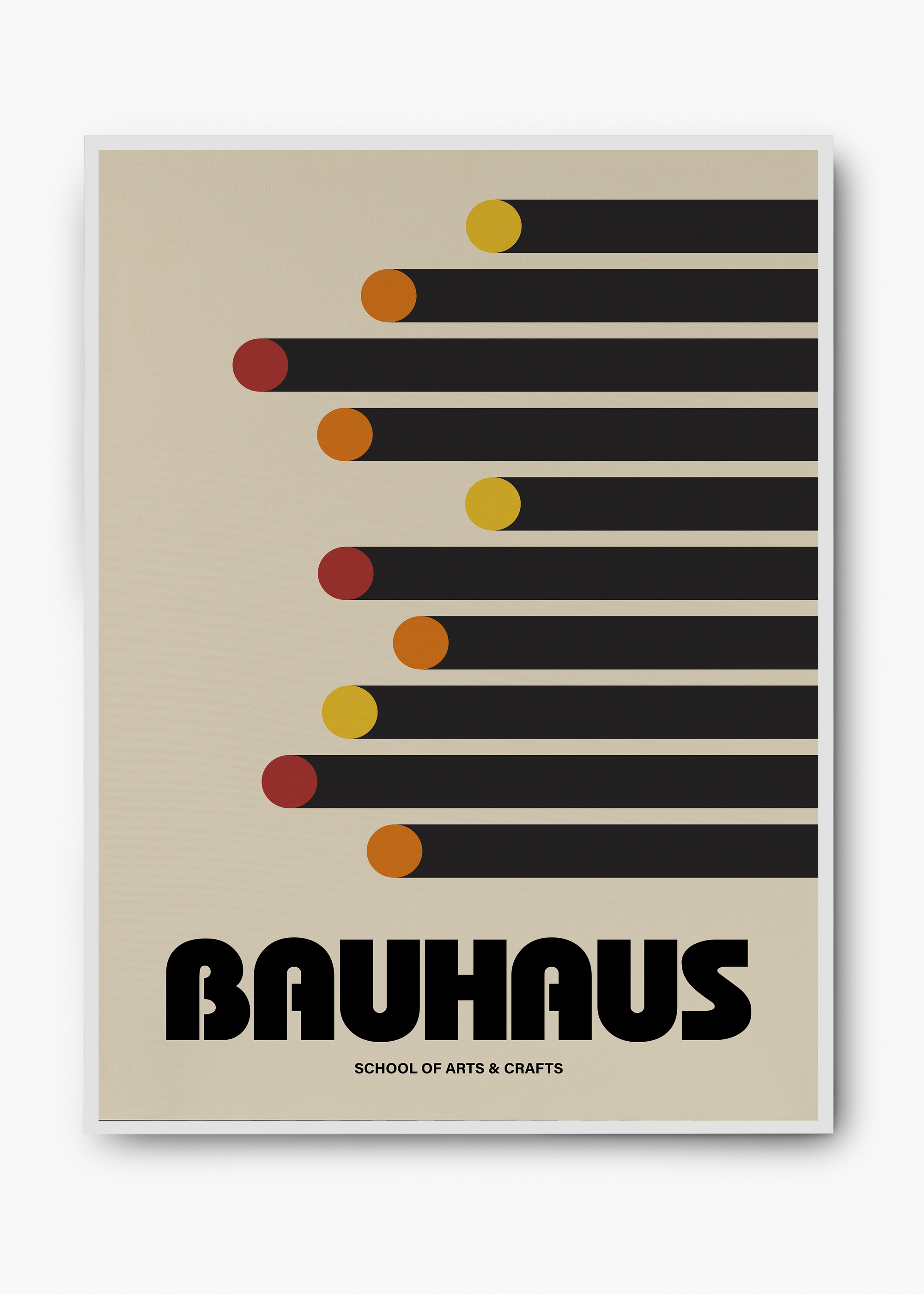 Quadro Bauhaus Symetry - 2