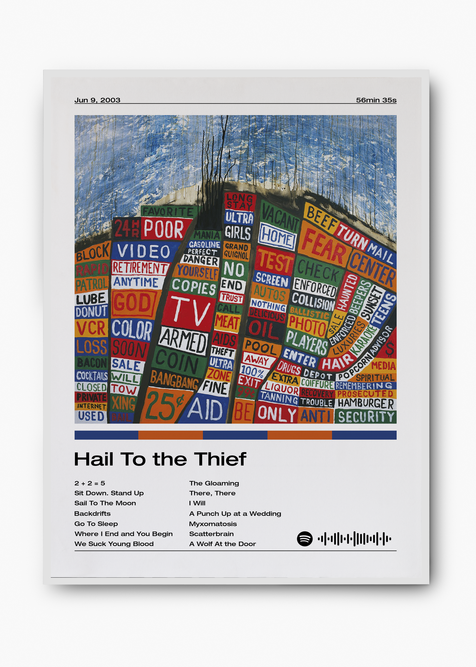 Quadro Radiohead Hail To the Chief - 2