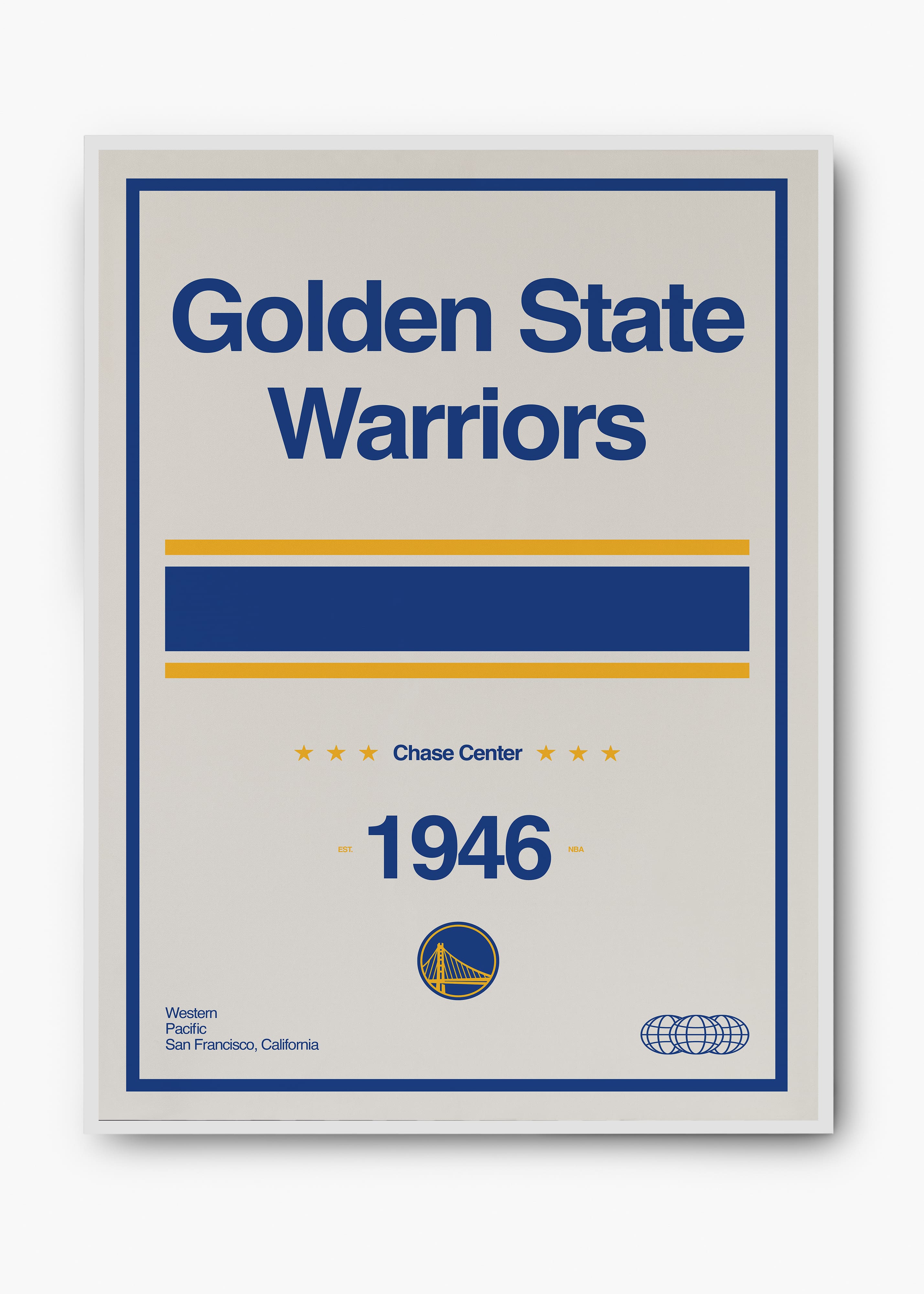 Quadro NBA Golden State Warriors