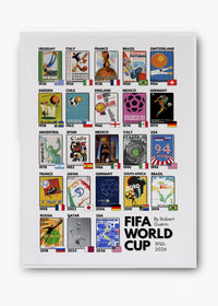 Quadro Todas as Copa do Mundo