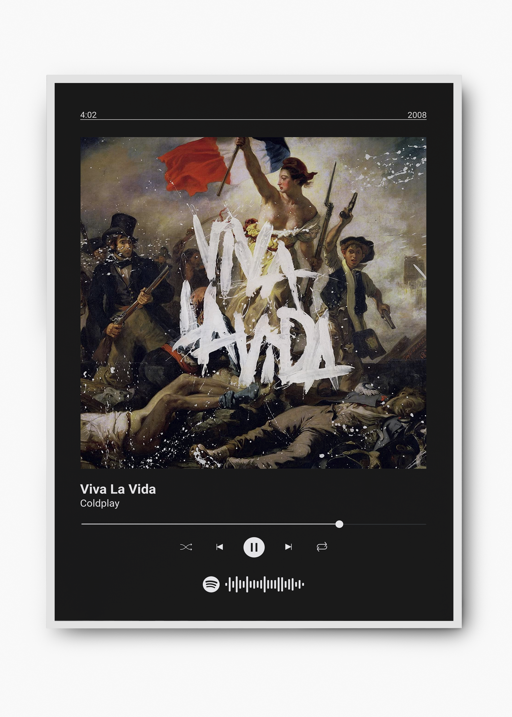 Quadro Coldplay Viva La Vida - 2