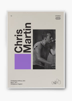 Quadro Signature Chris Martin
