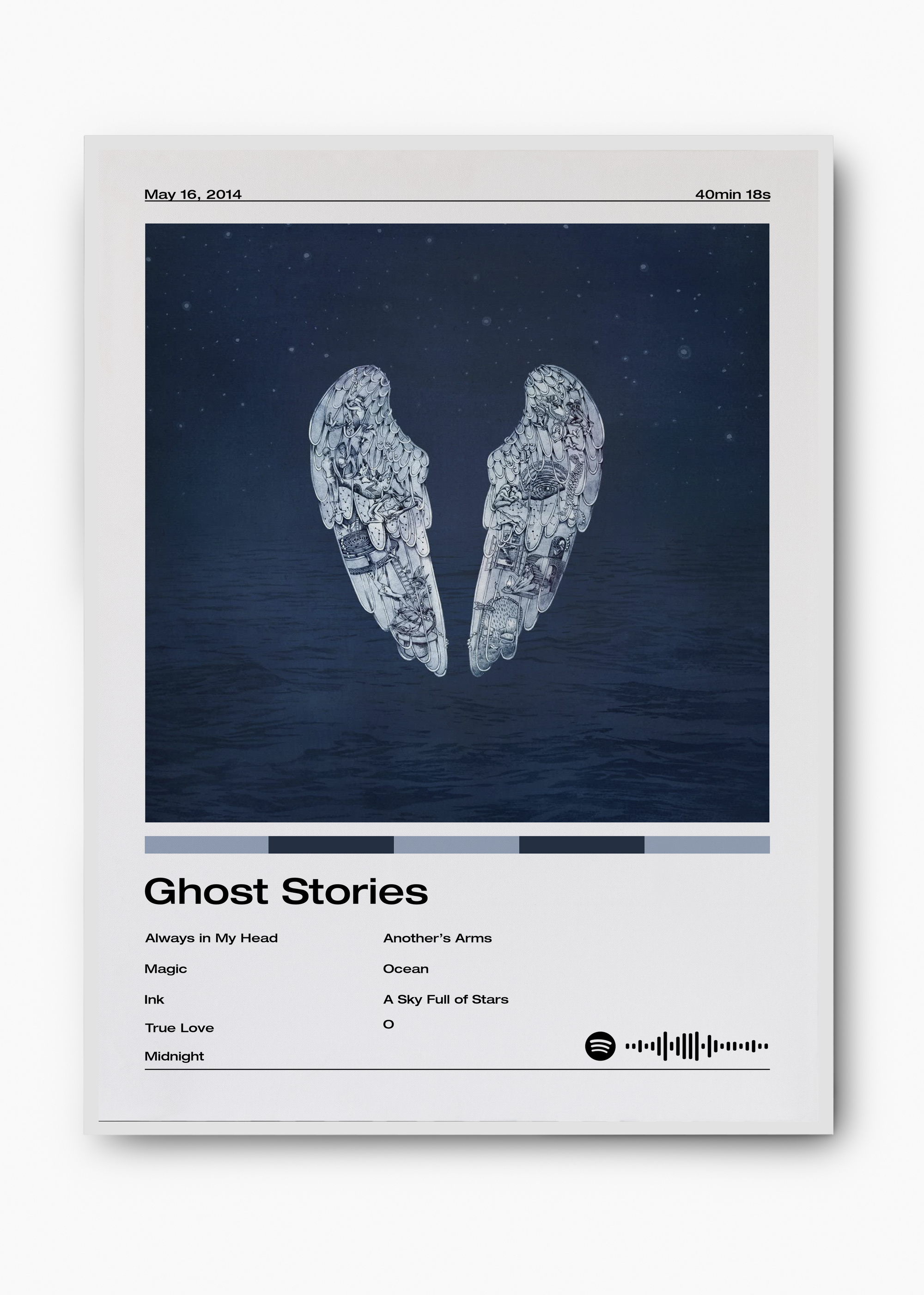 Quadro Coldplay Ghost Stories - 2