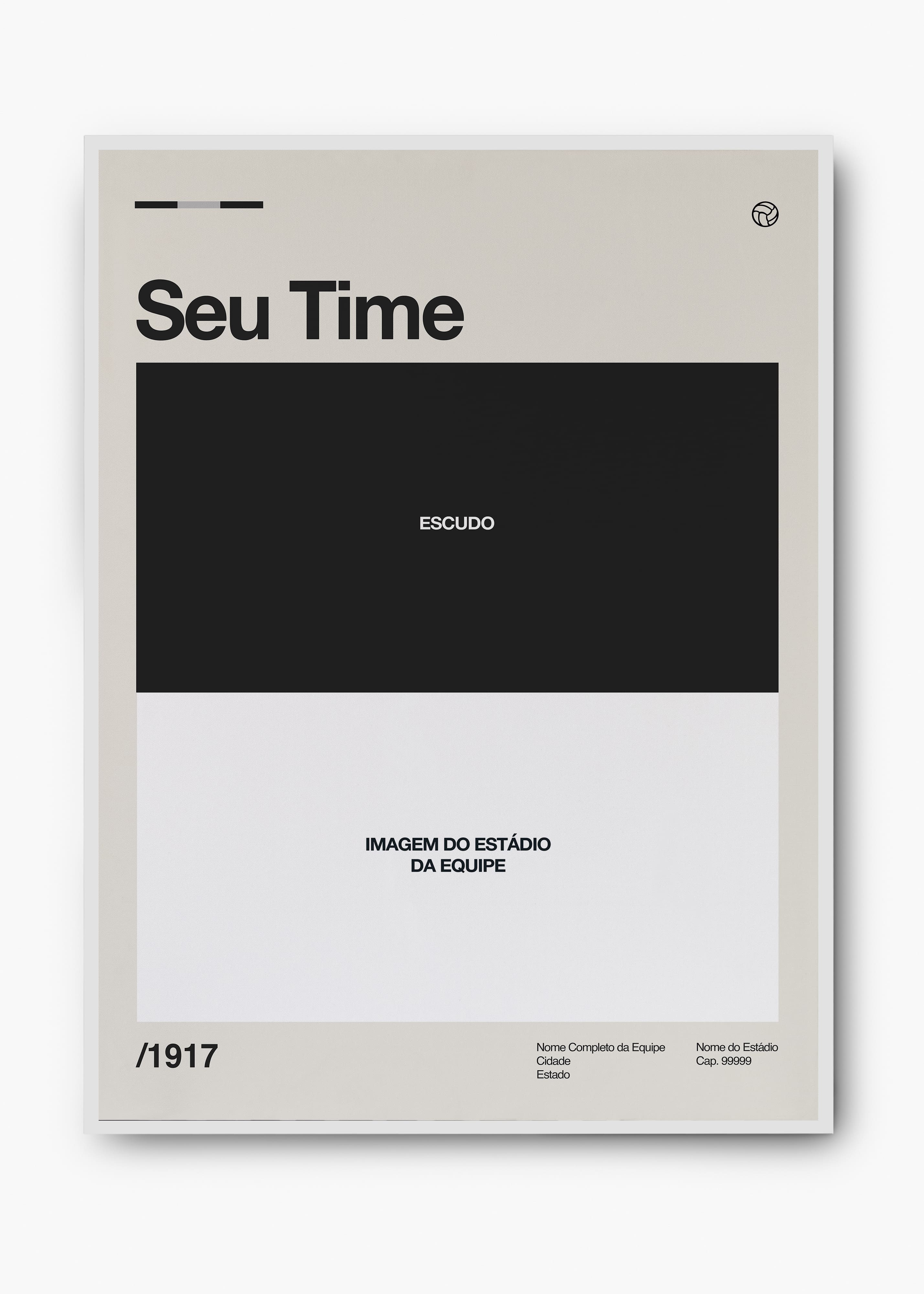 Quadro Personalizável - Times