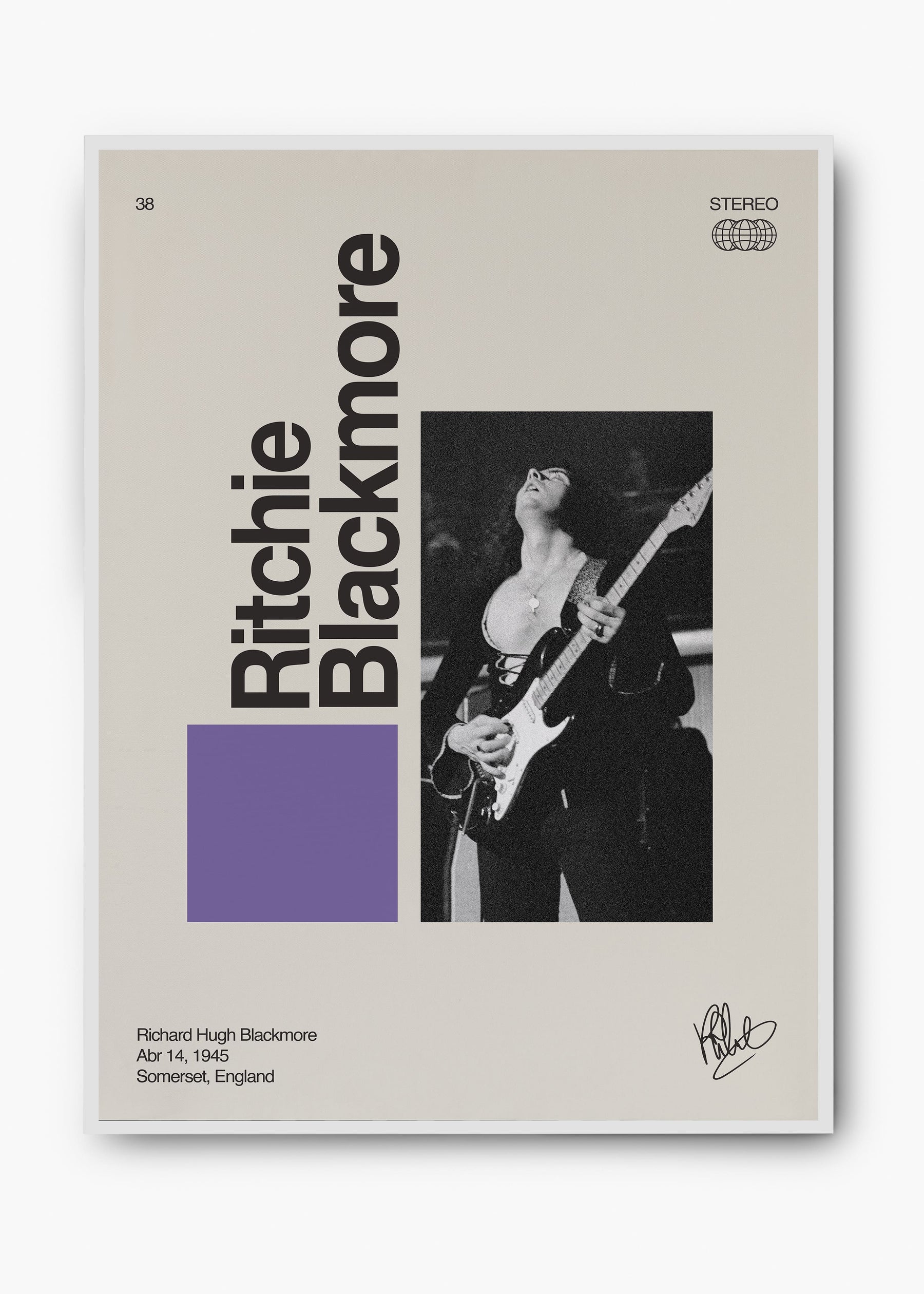 Quadro Signature Ritche Blackmore