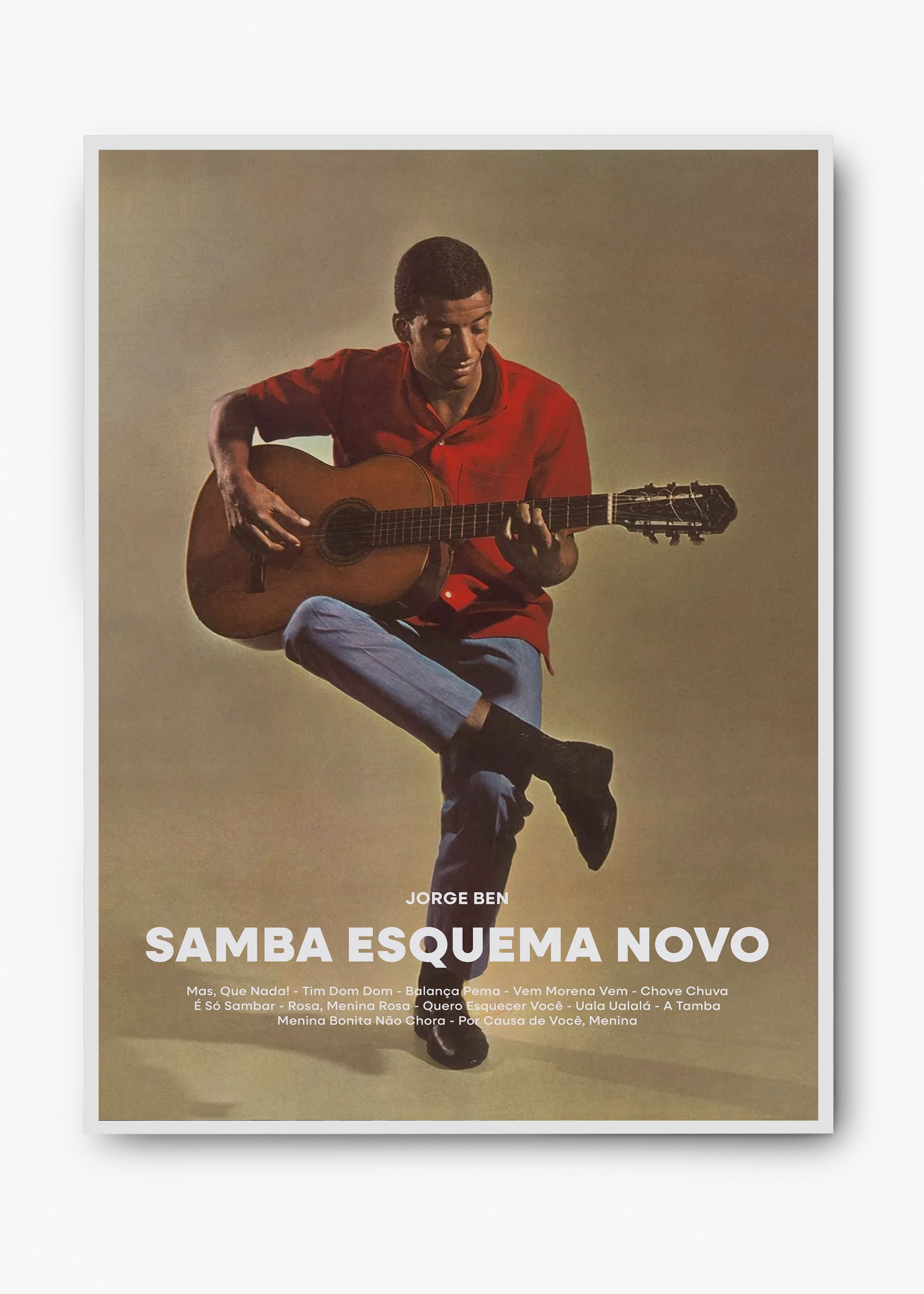 Quadro Jorge Ben Samba Esquema Novo Capa