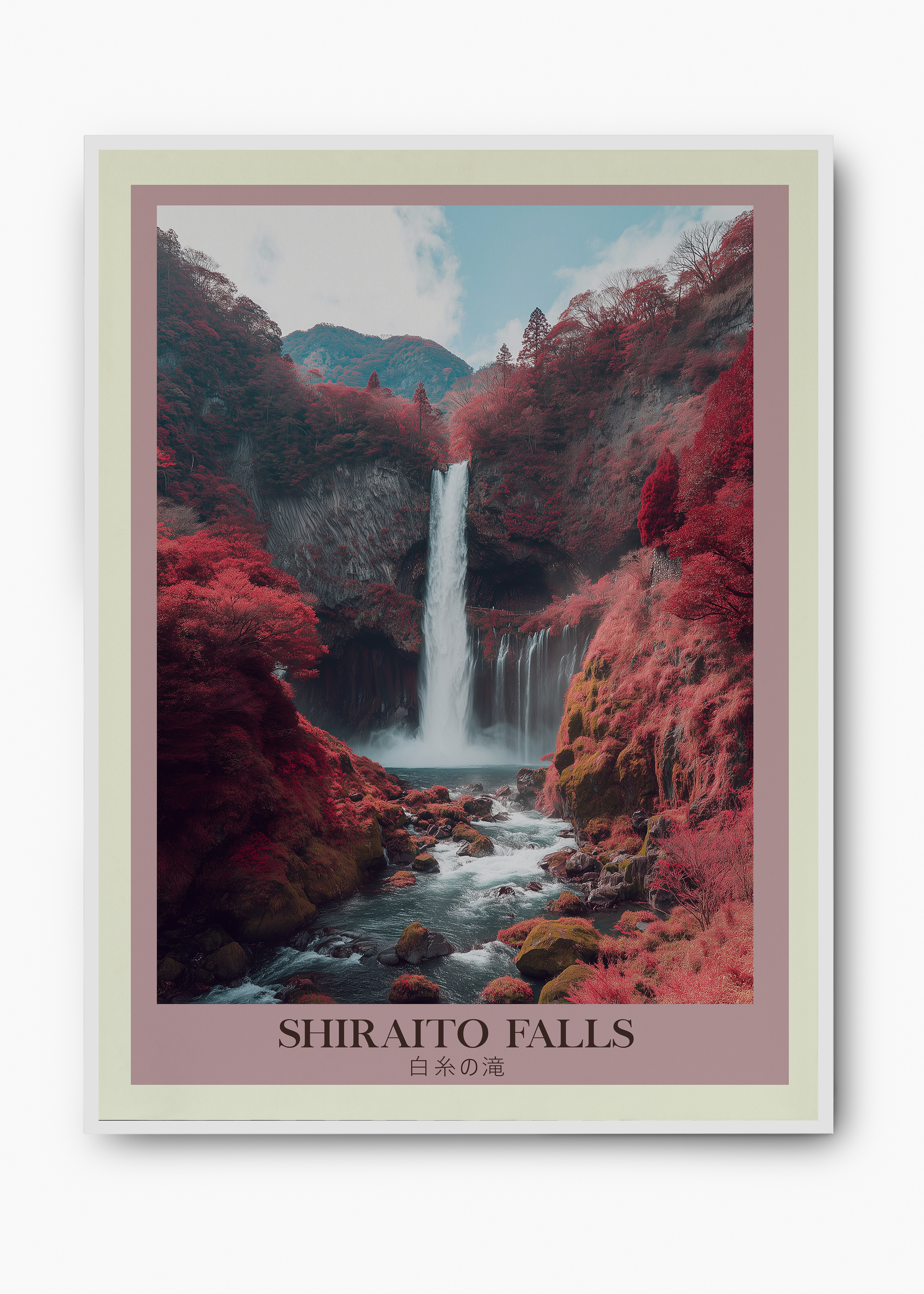 Quadro Japones Shiraito - 2