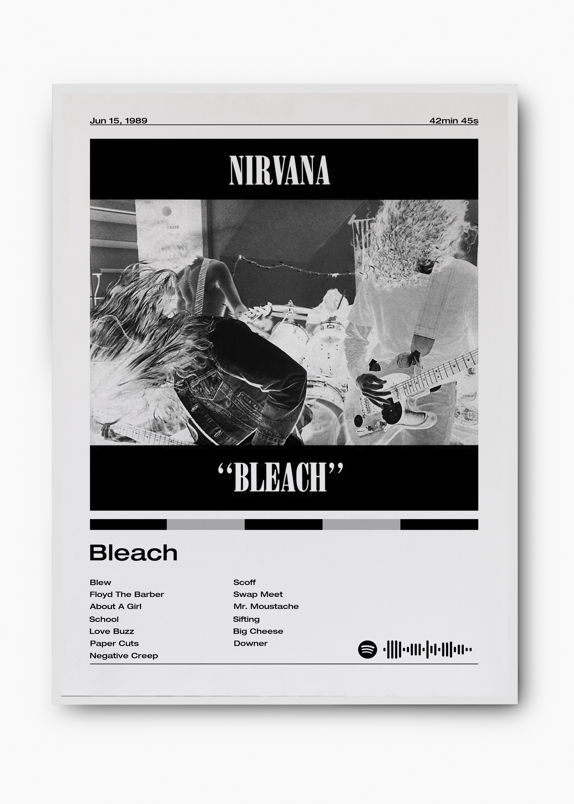 Quadro Nirvana Bleach - 2