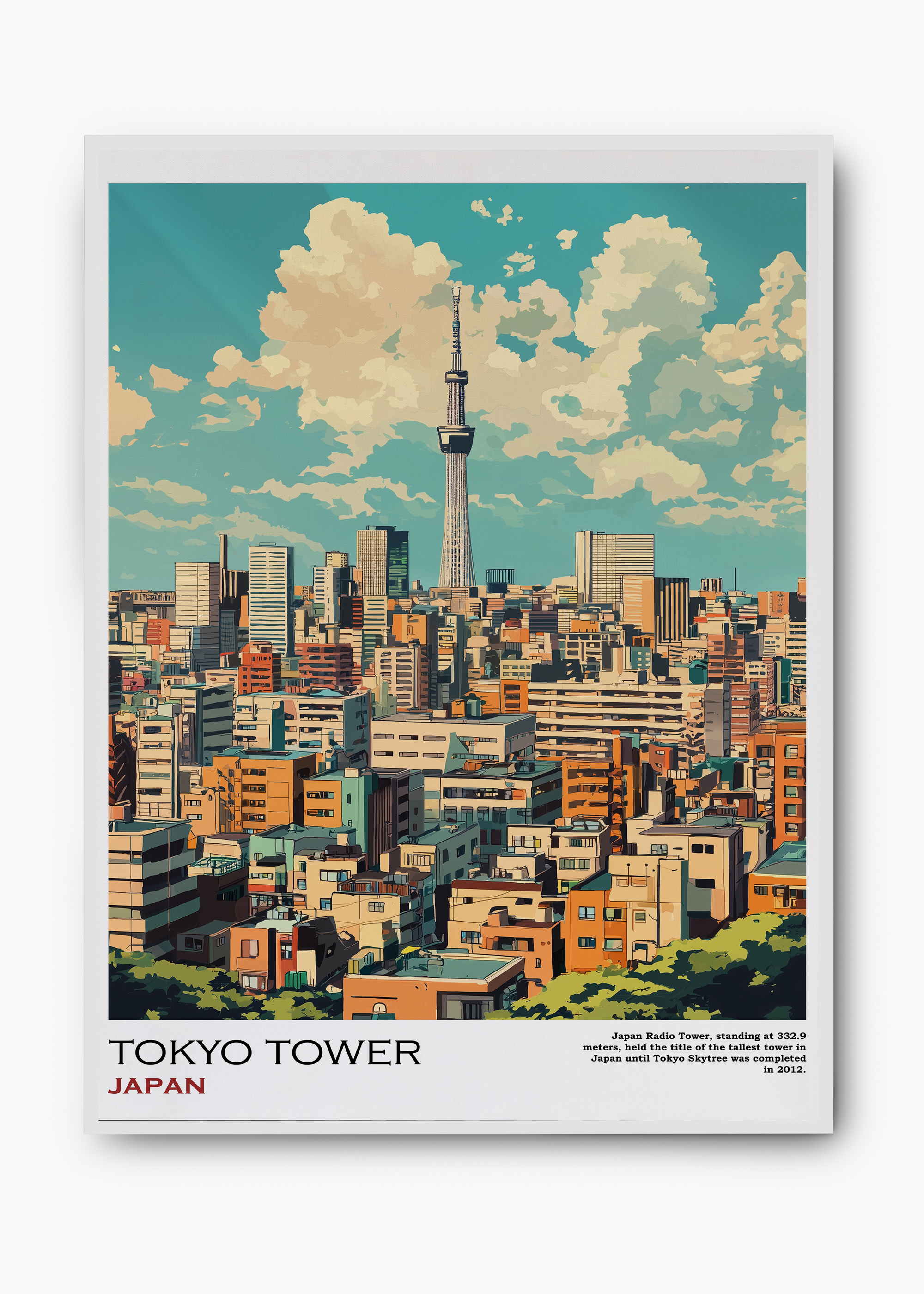 Quadro Japones Tower - 2