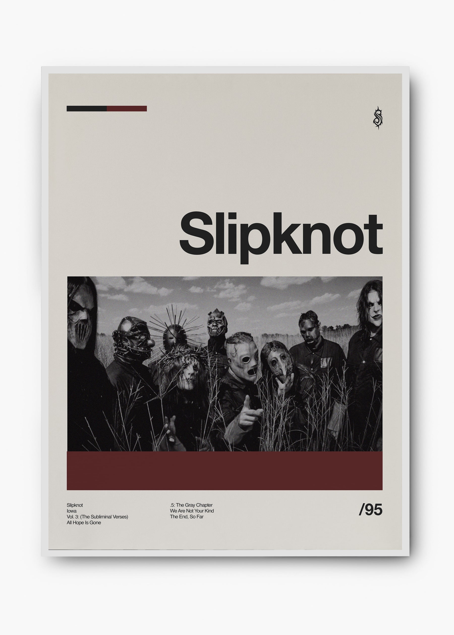 Quadro Slipknot Banda