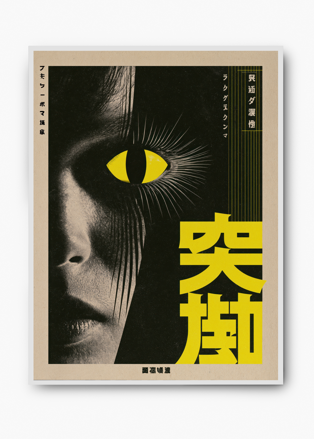 Quadro Japonês Olho de Gato - 2