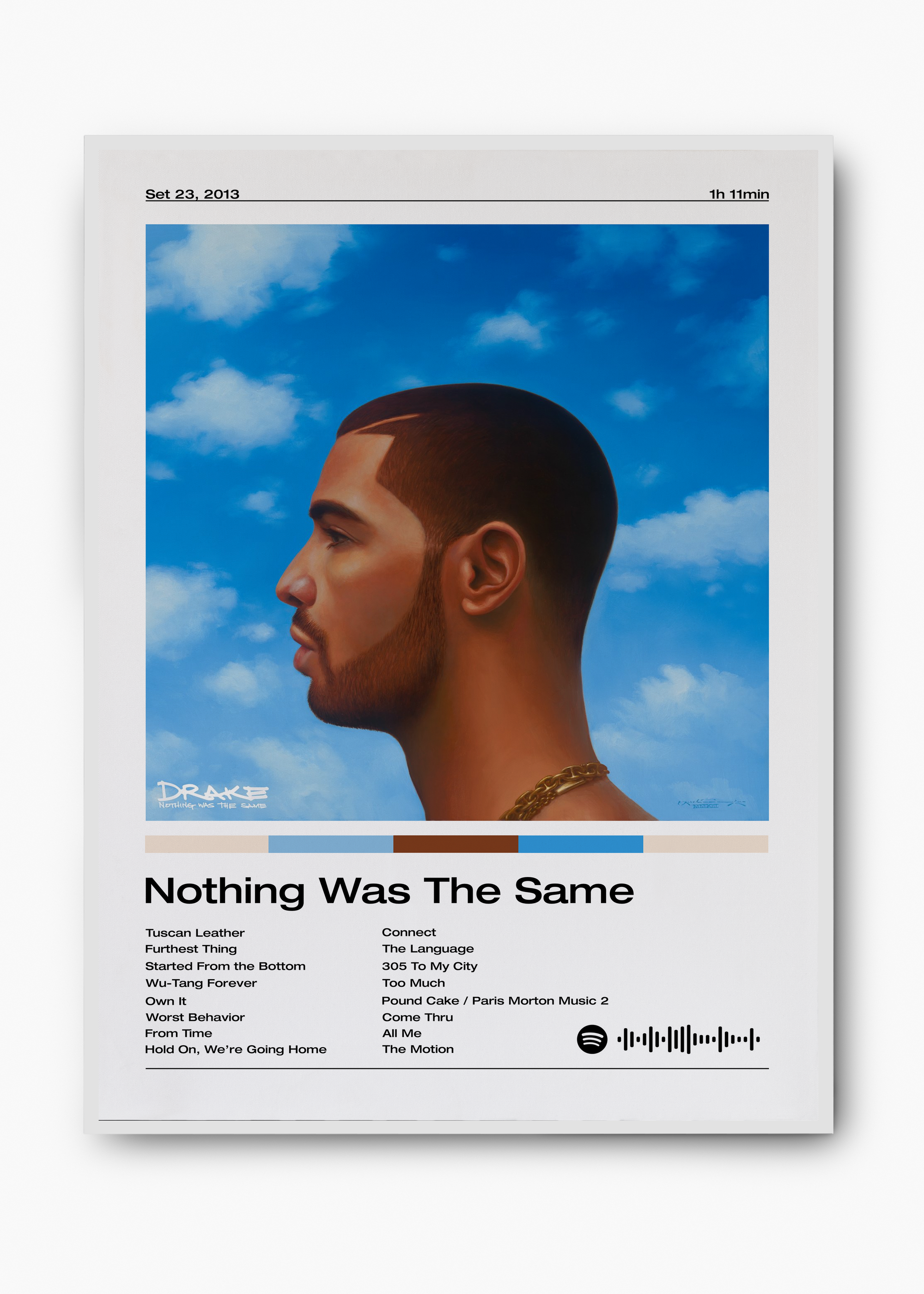 Quadro Drake Nothing Was The Same - 2