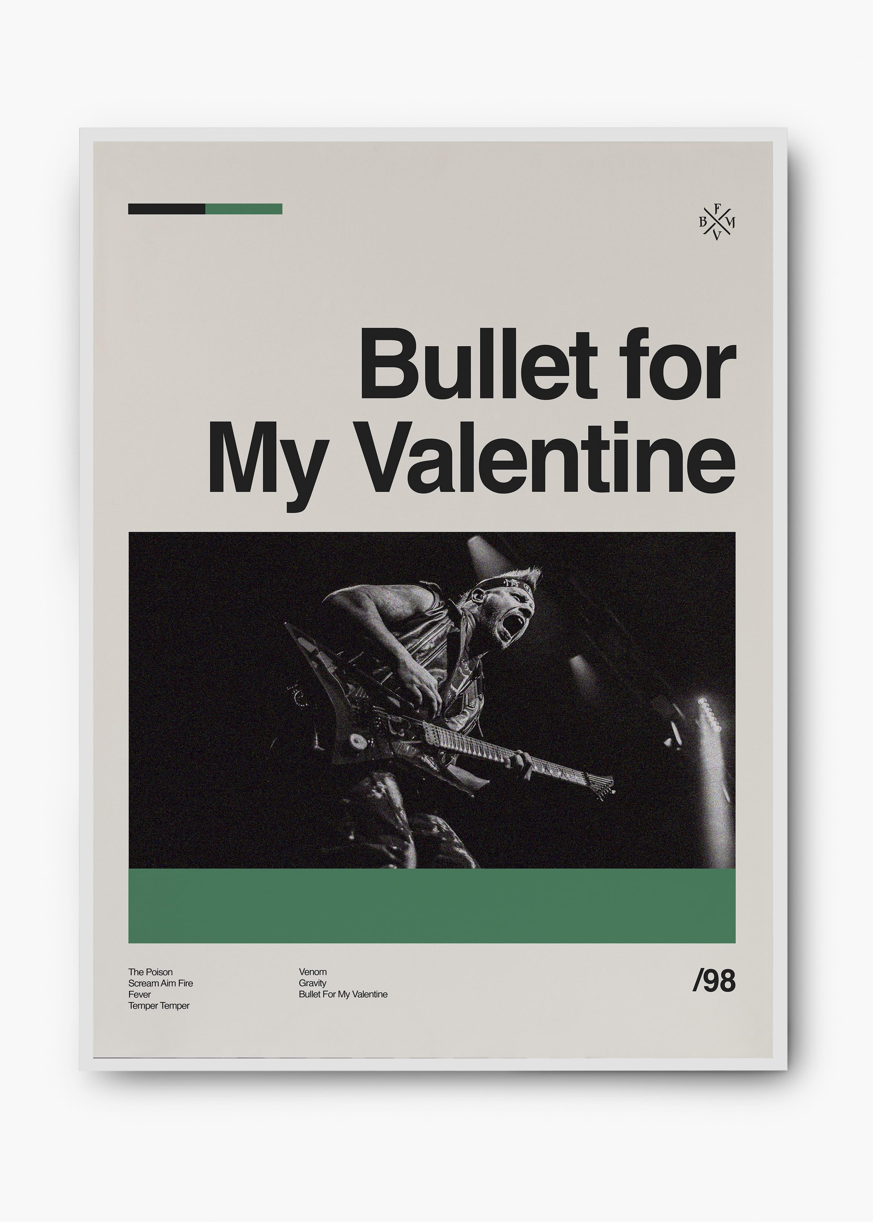 Quadro Bullet For My Valentine Banda