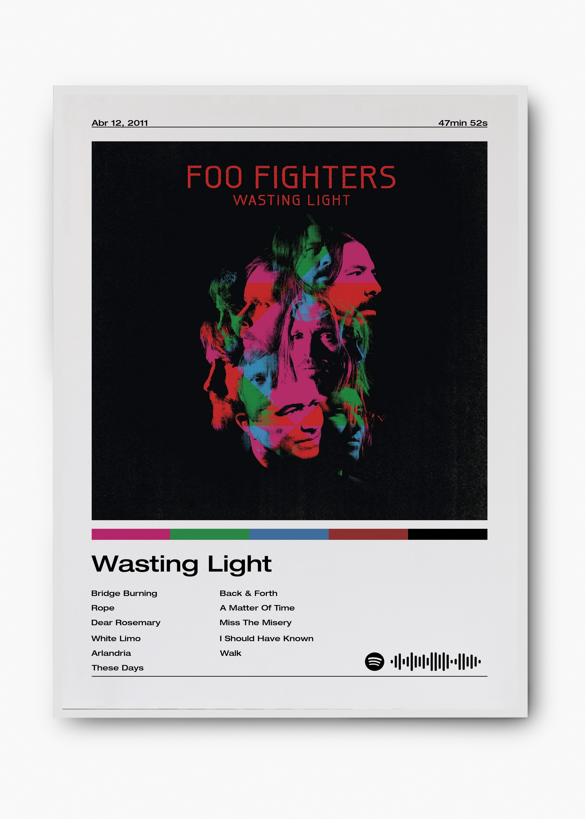 Quadro Foo Fighters Wasting Light - 2