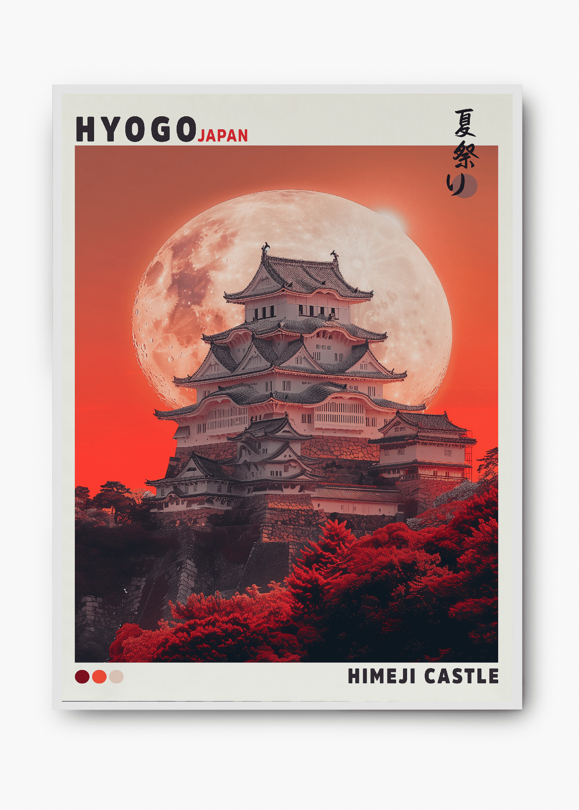 Quadro Japones Castle - 2
