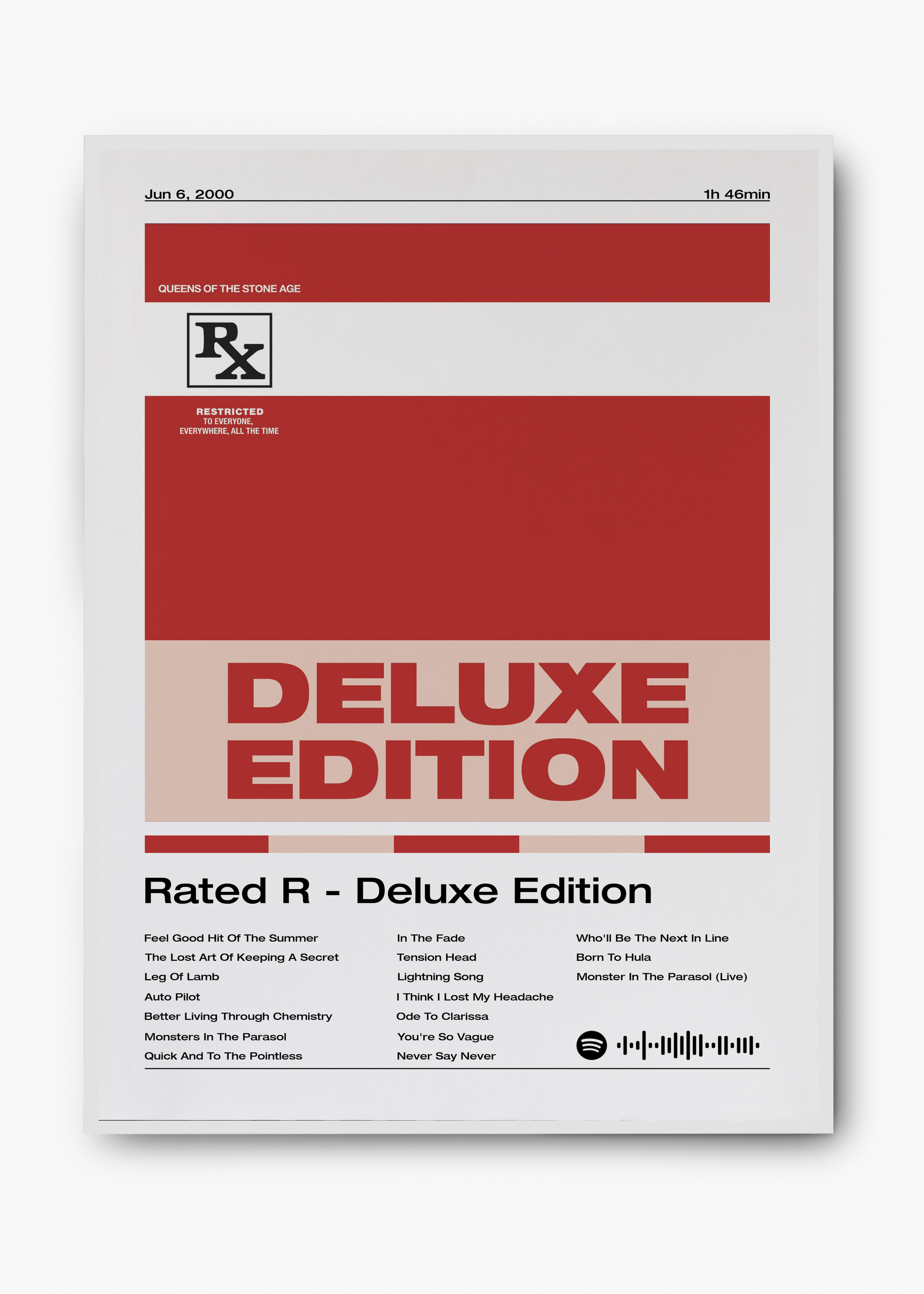 Quadro Queens of The Stone Age Rated R (Deluxe Edition) - 2