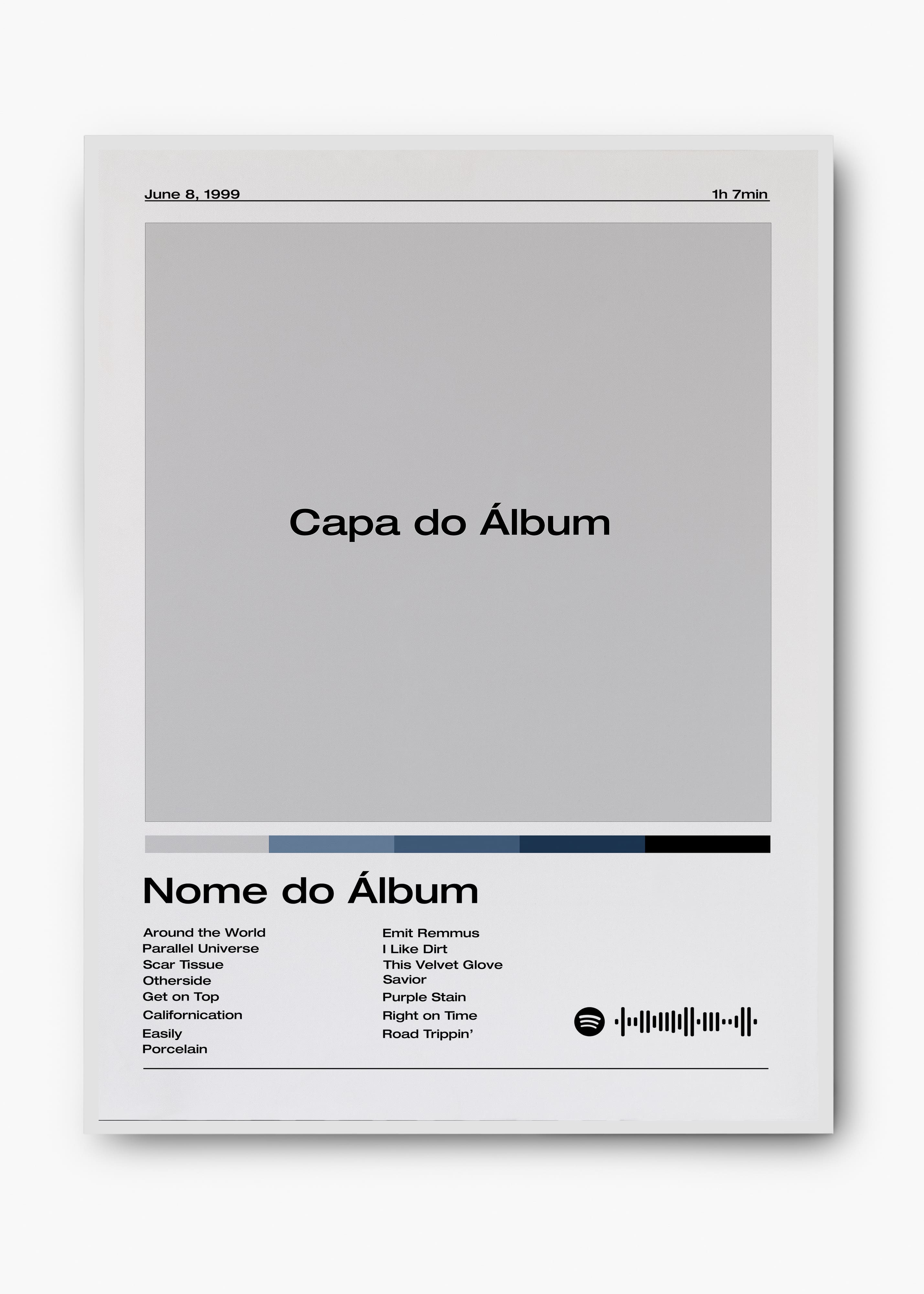 Quadro Spotify Personalizável - Álbum