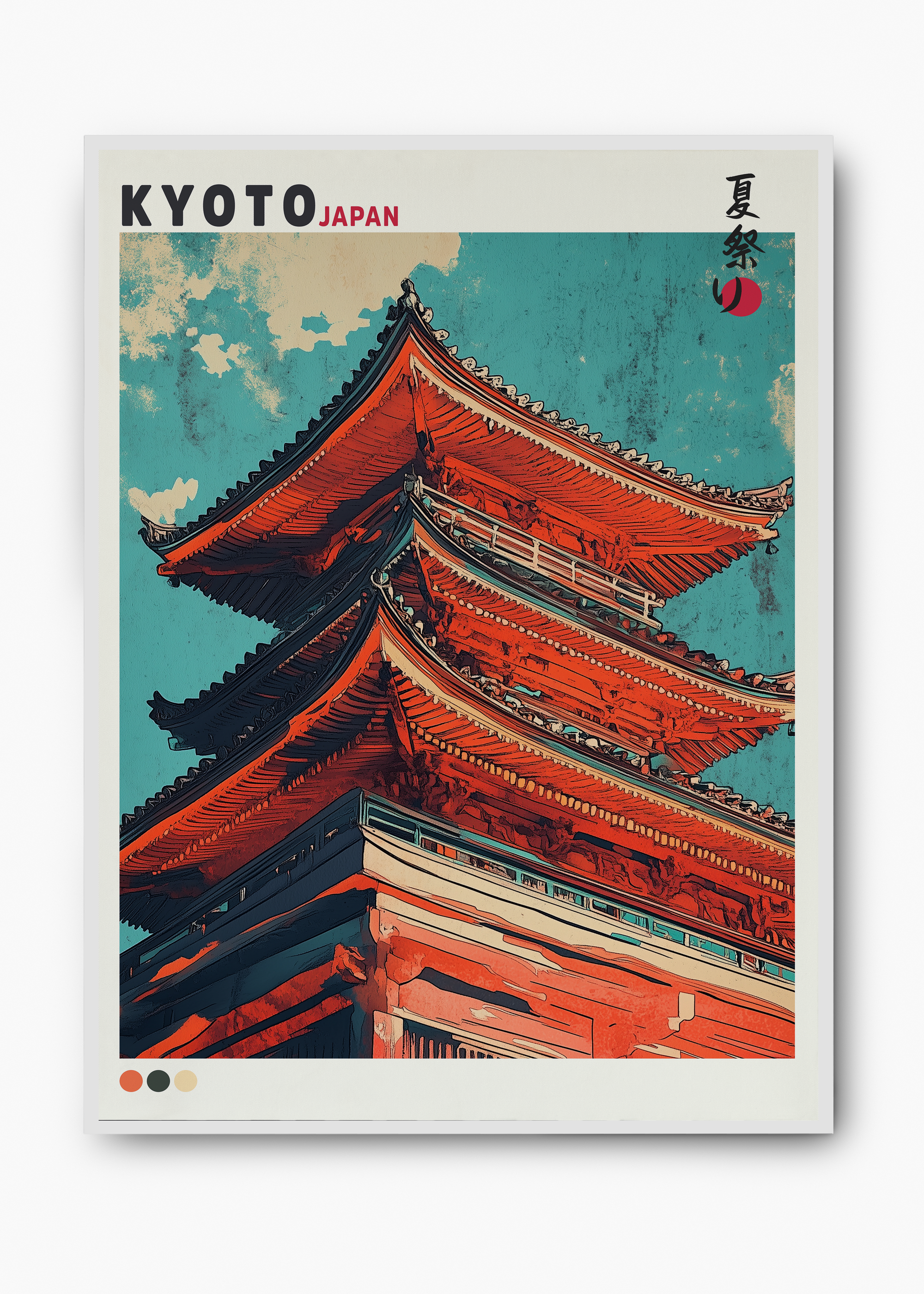 Quadro Japones Kyotosan - 2
