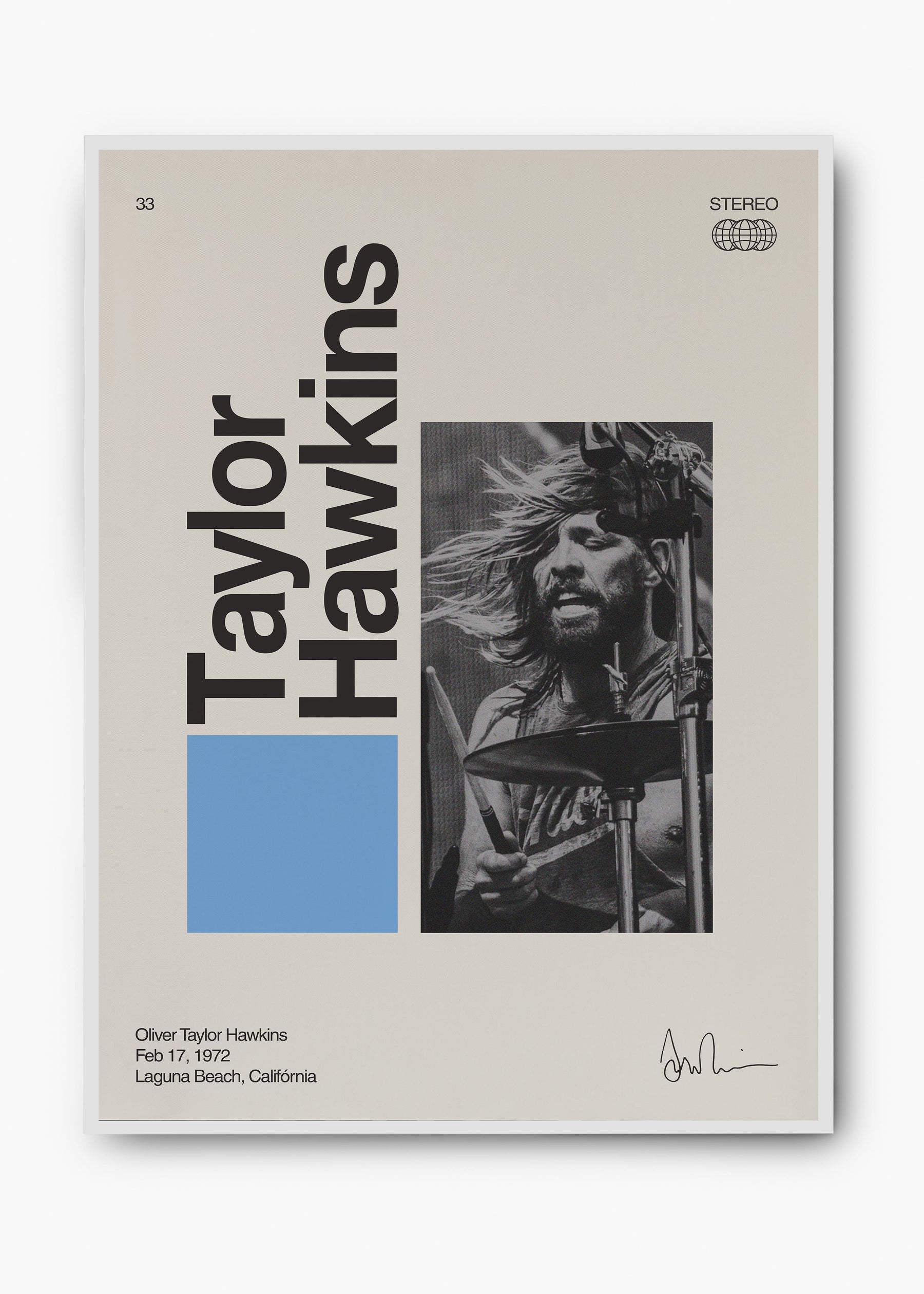 Quadro Signature Taylor Hawkins