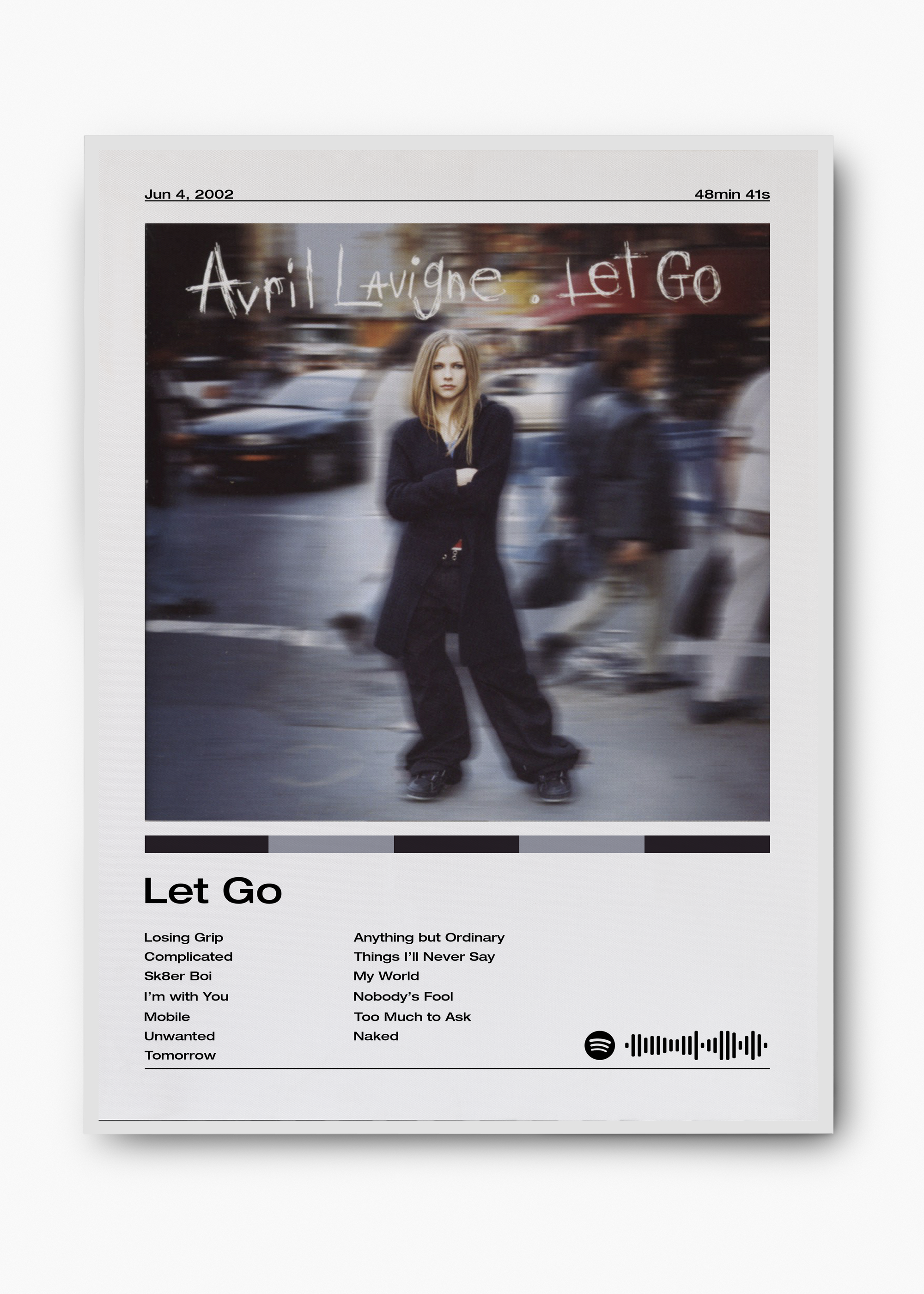 Quadro Avril Lavigne Let Go - 2