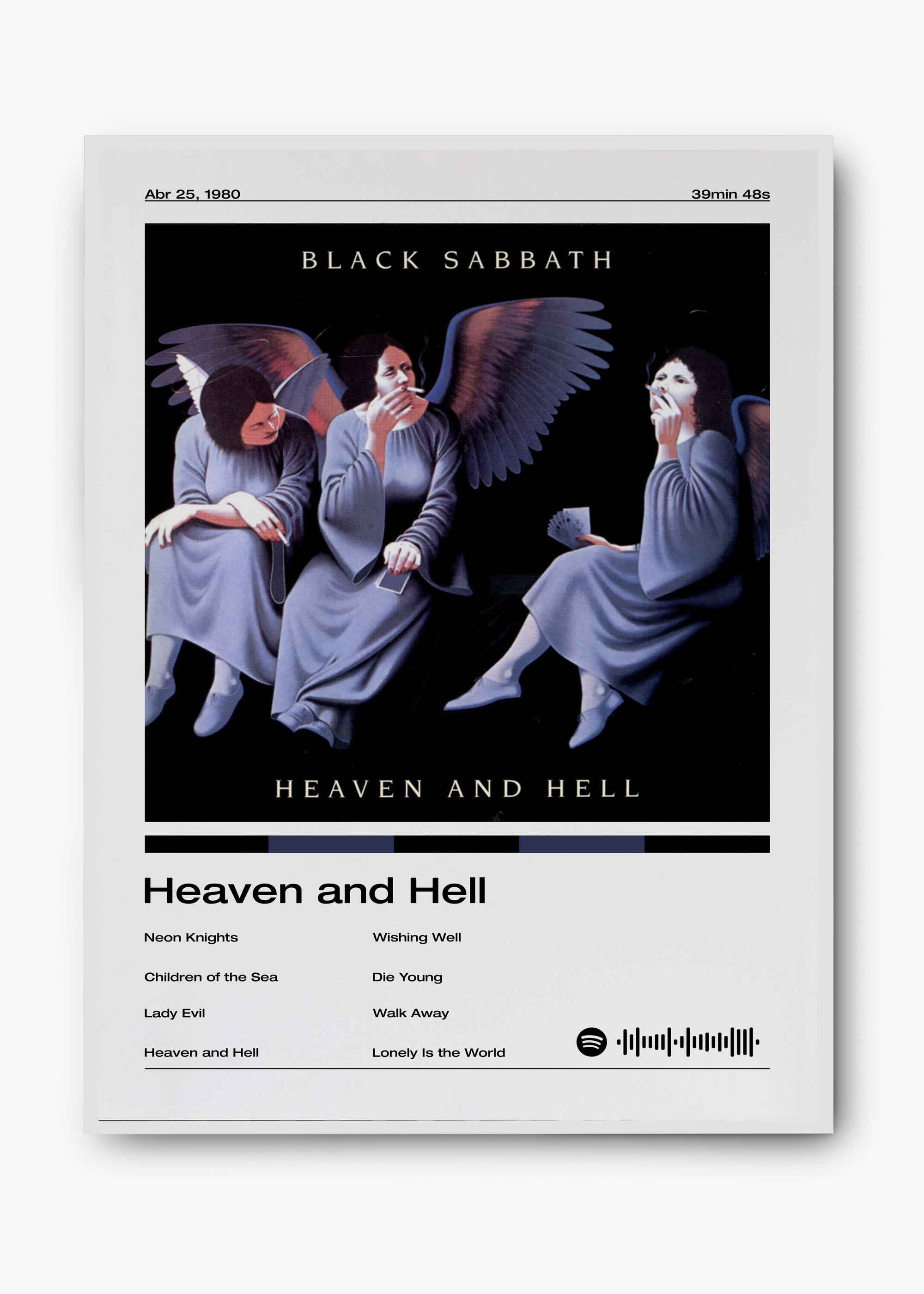 Quadro Black Sabbath Heaven and Hell - 2