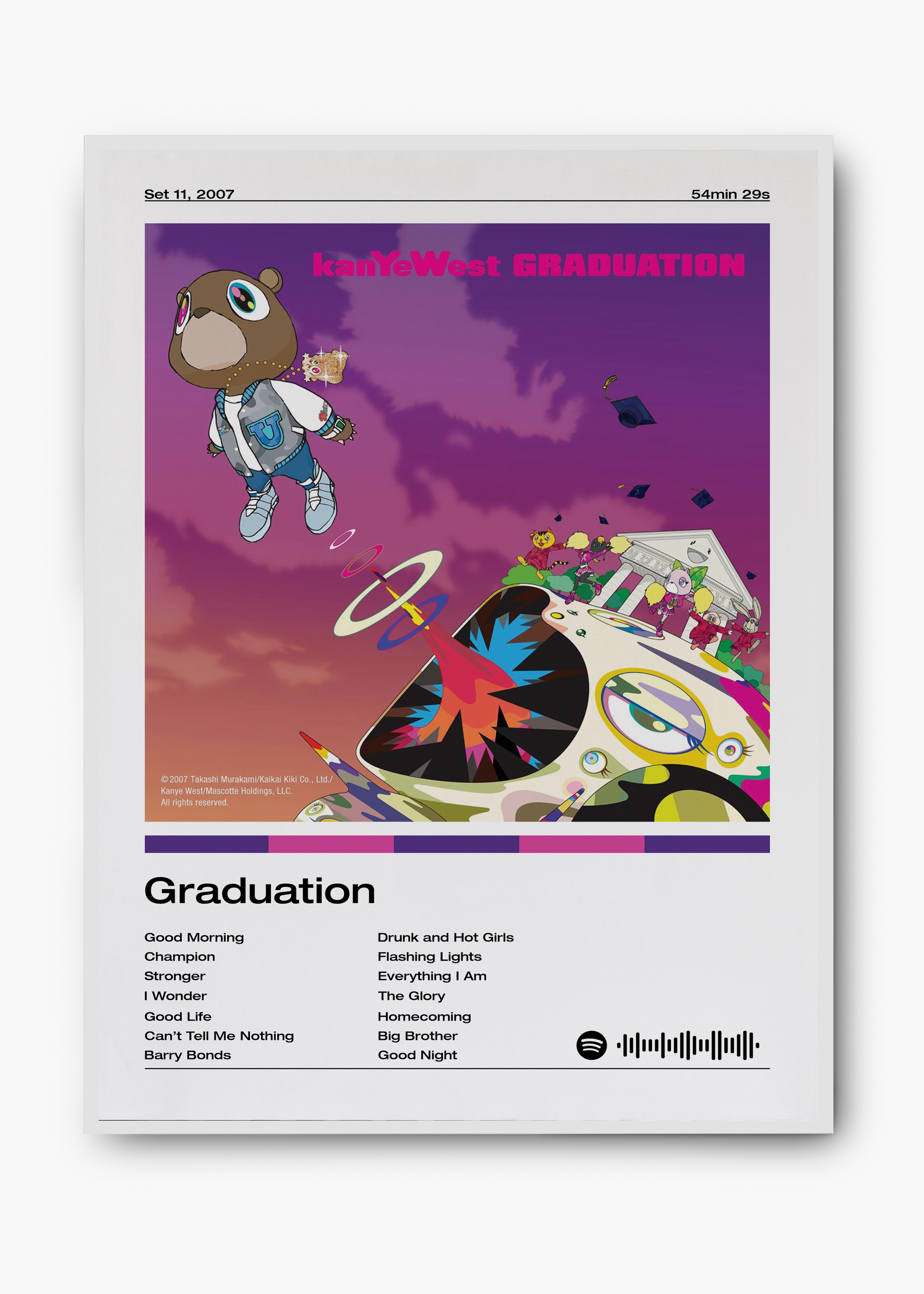 Quadro Kanye West Graduation - 2