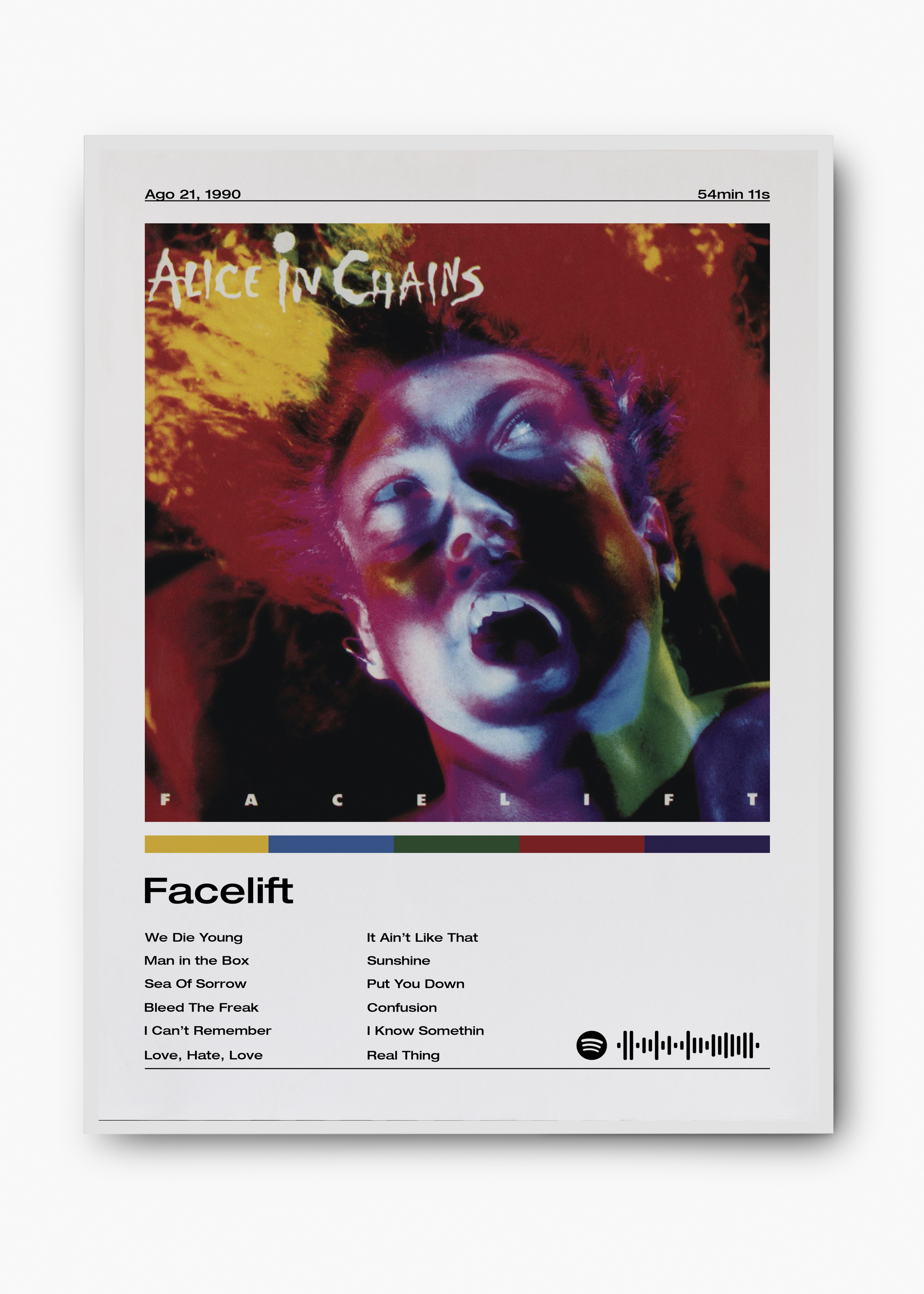 Quadro Alice in Chains Facelift - 2