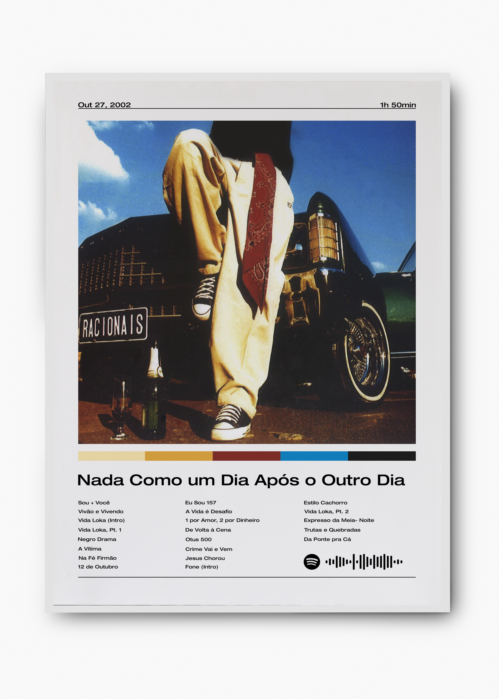 Quadro Racionais Nada Como um Dia Após o Outro Dia - 2