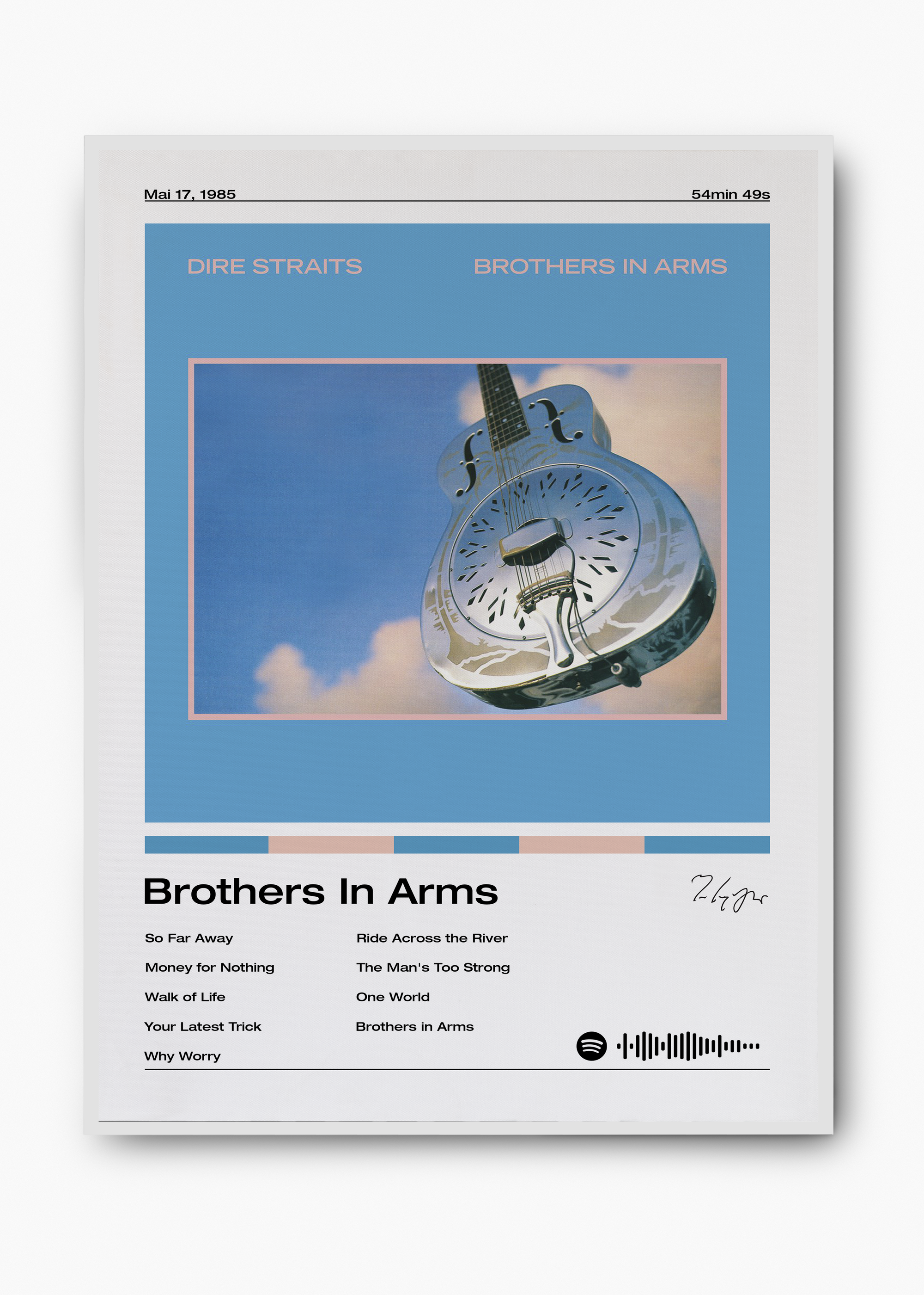 Quadro Dire Straits Brothers in Arms - 2