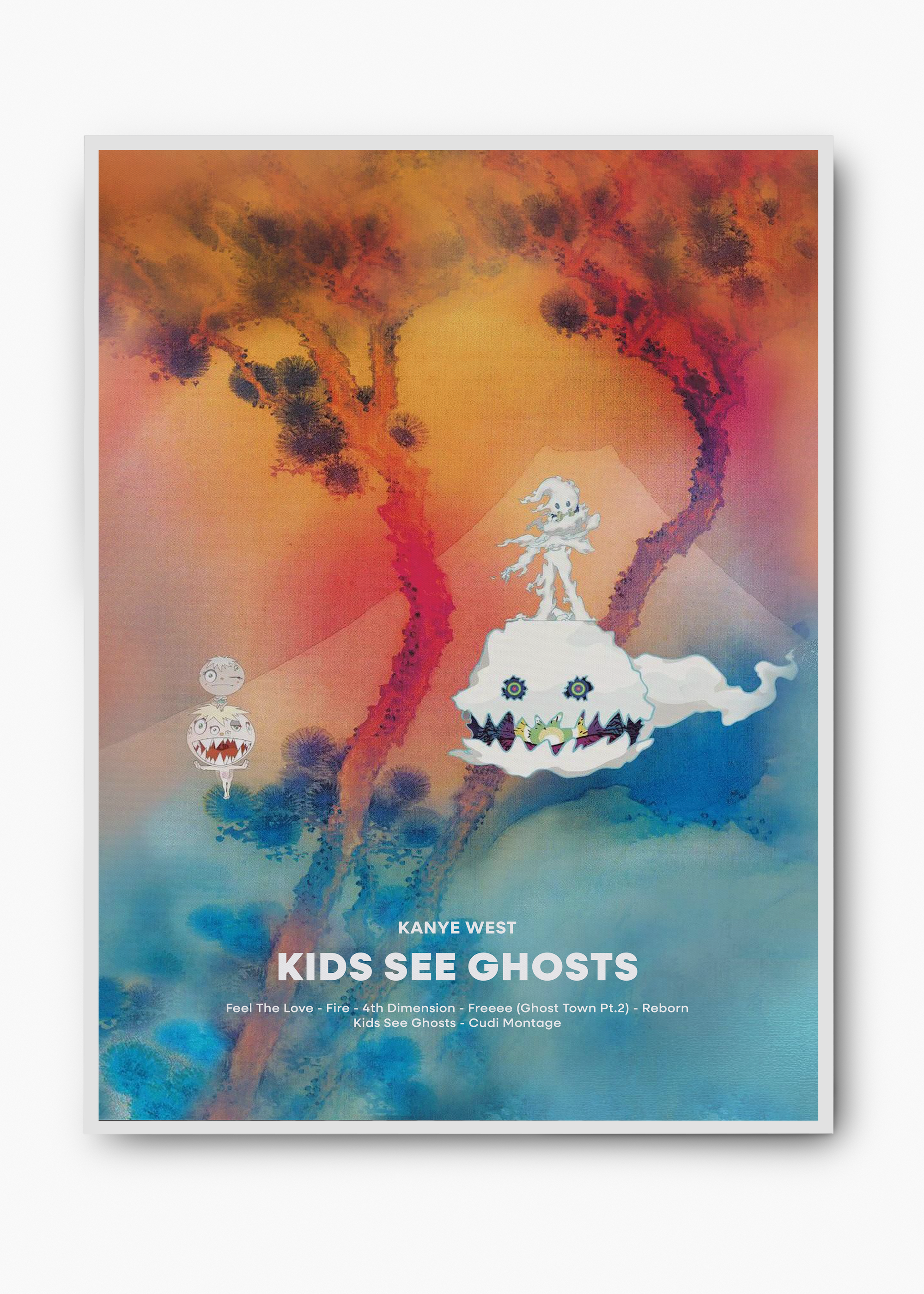 Quadro Kanye West Kids See Ghosts Capa - 2