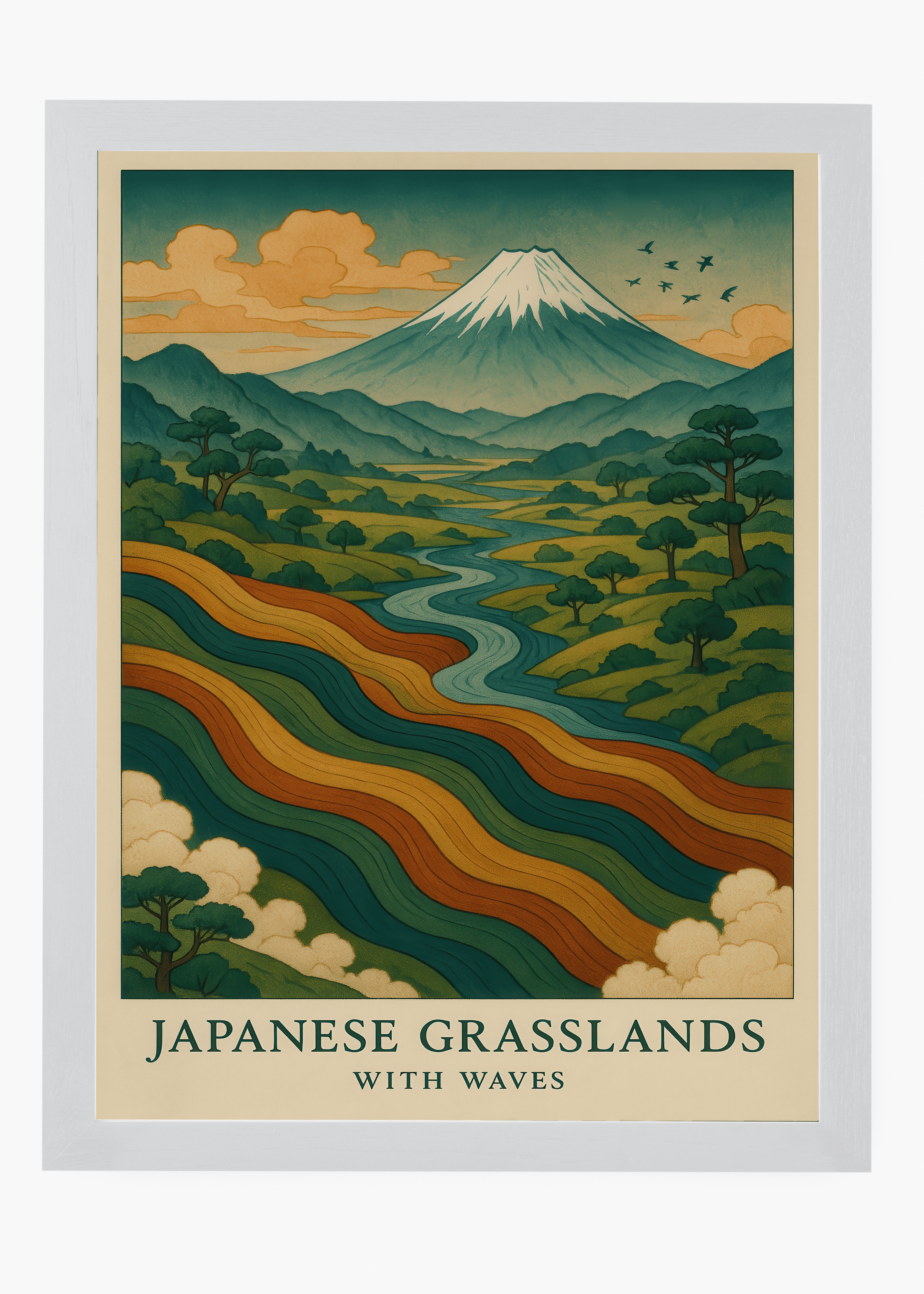 Quadro Japonês Kawa Dreams