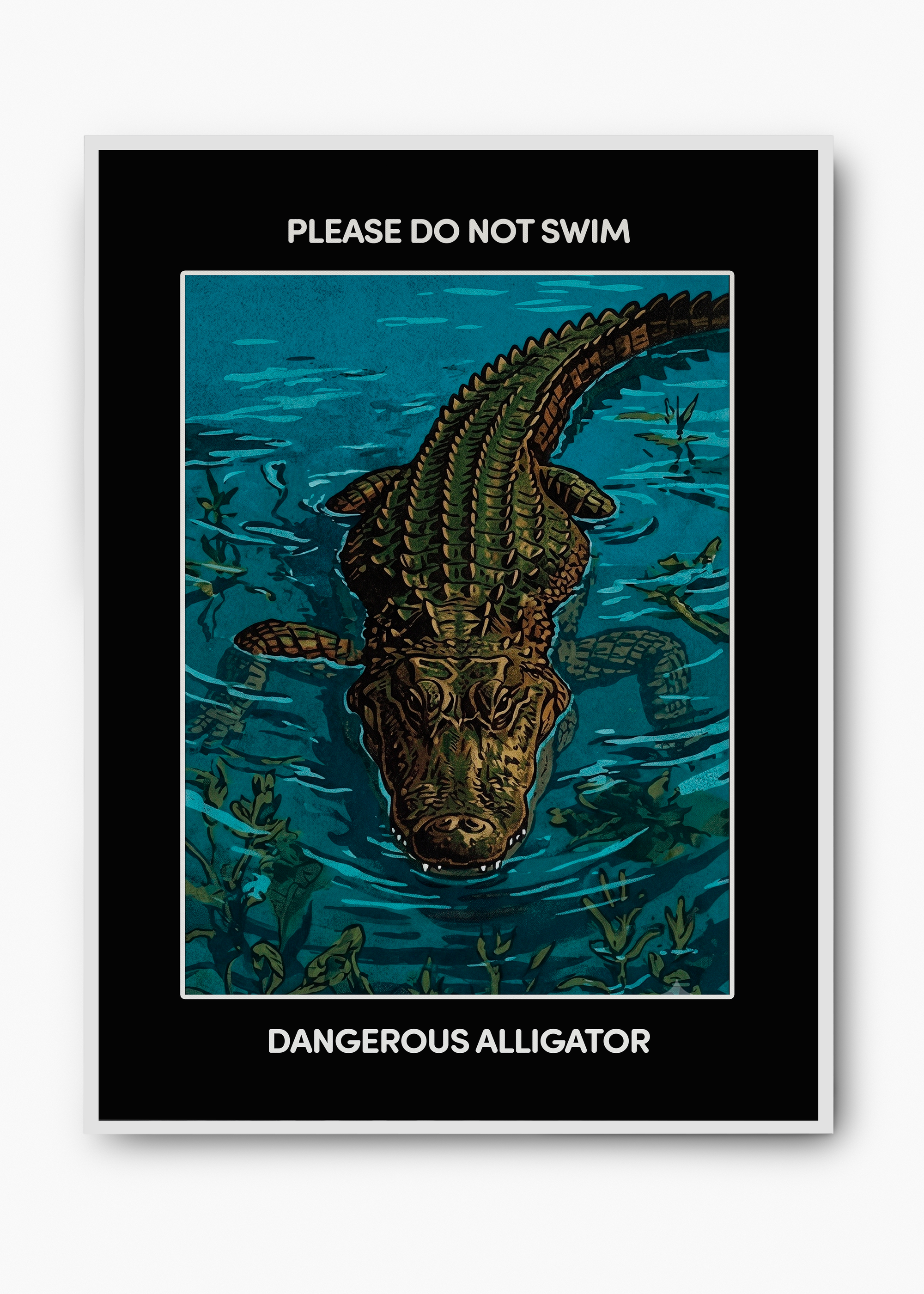 Quadro Do Not Swim - 2