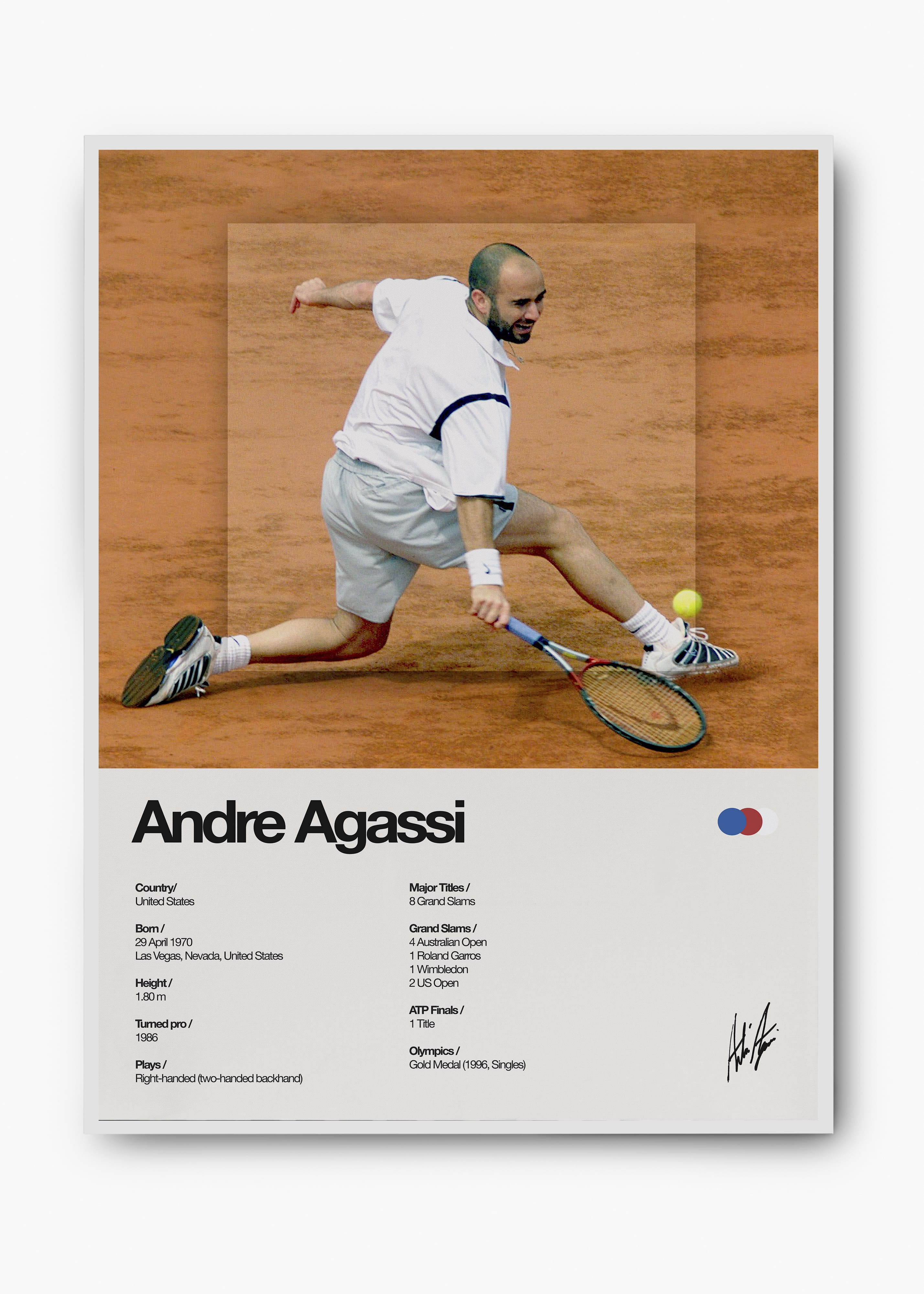 Quadro Andre Agassi