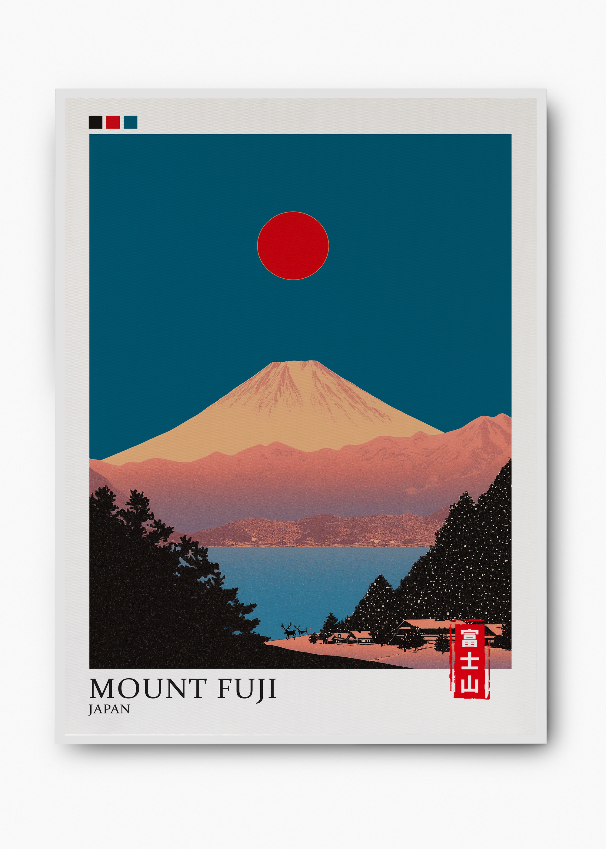 Quadro Japones Mount Fuji - 2