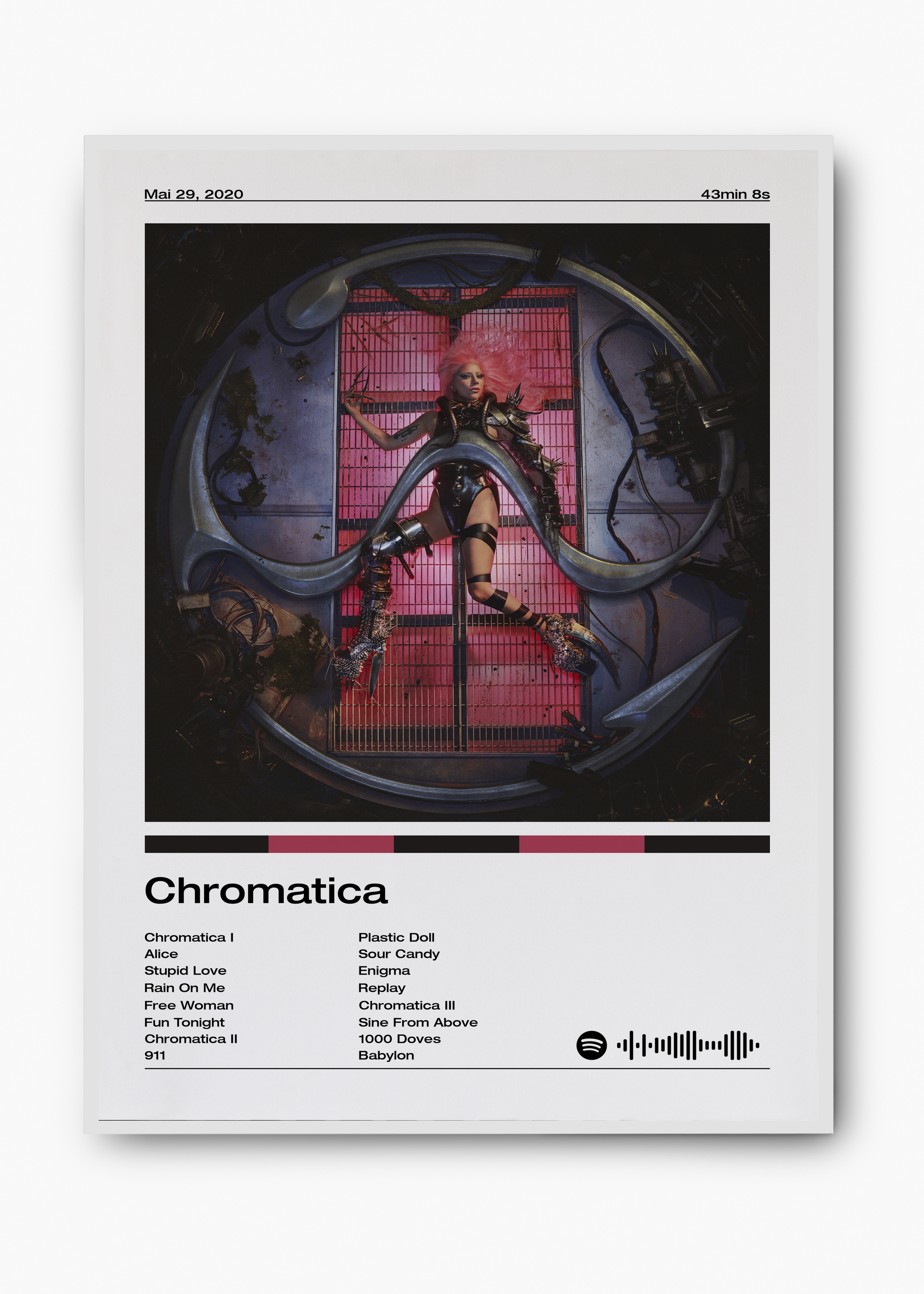 Quadro Lady Gaga Chromatica - 2