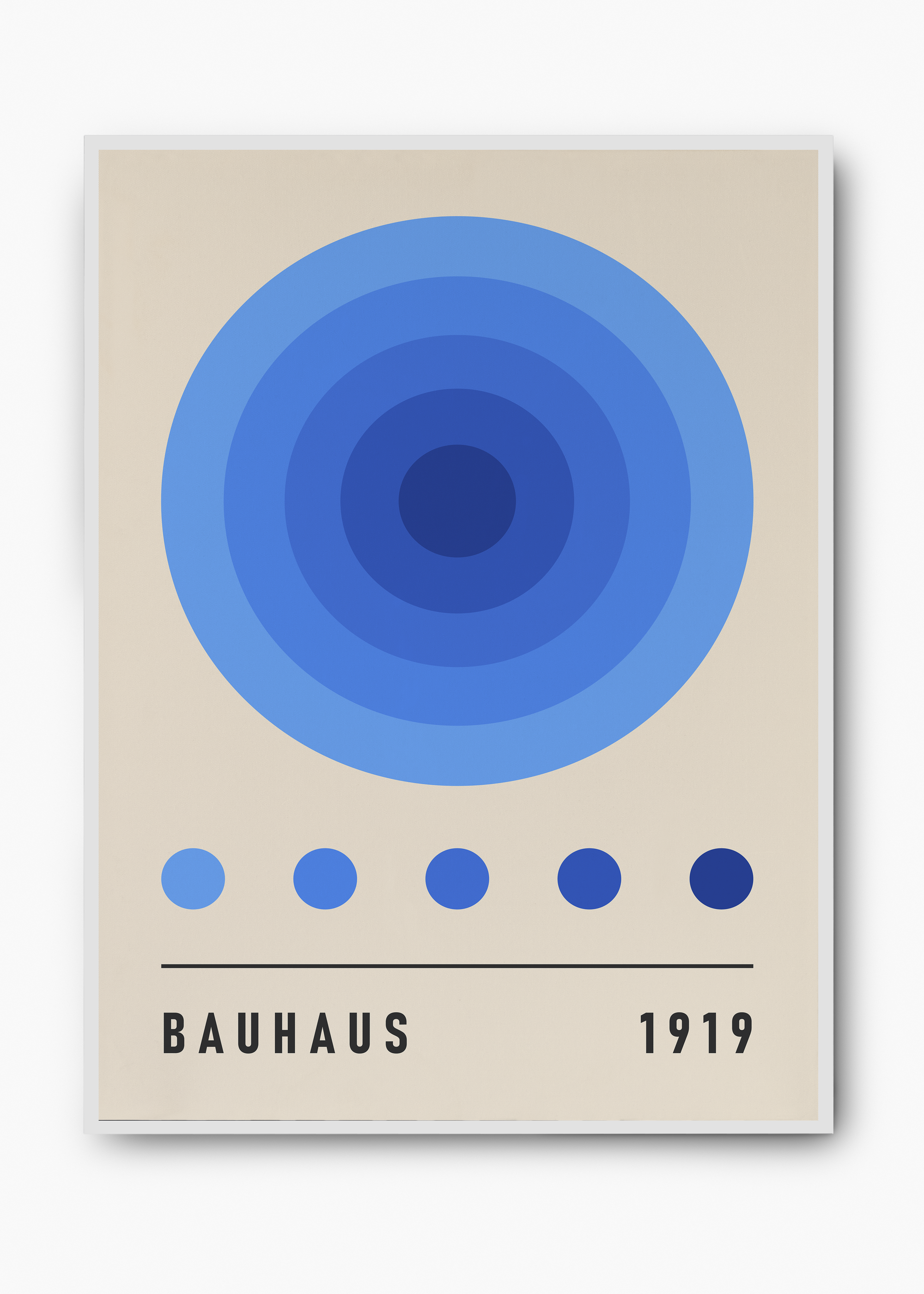 Quadro Bauhaus Circles II - 2